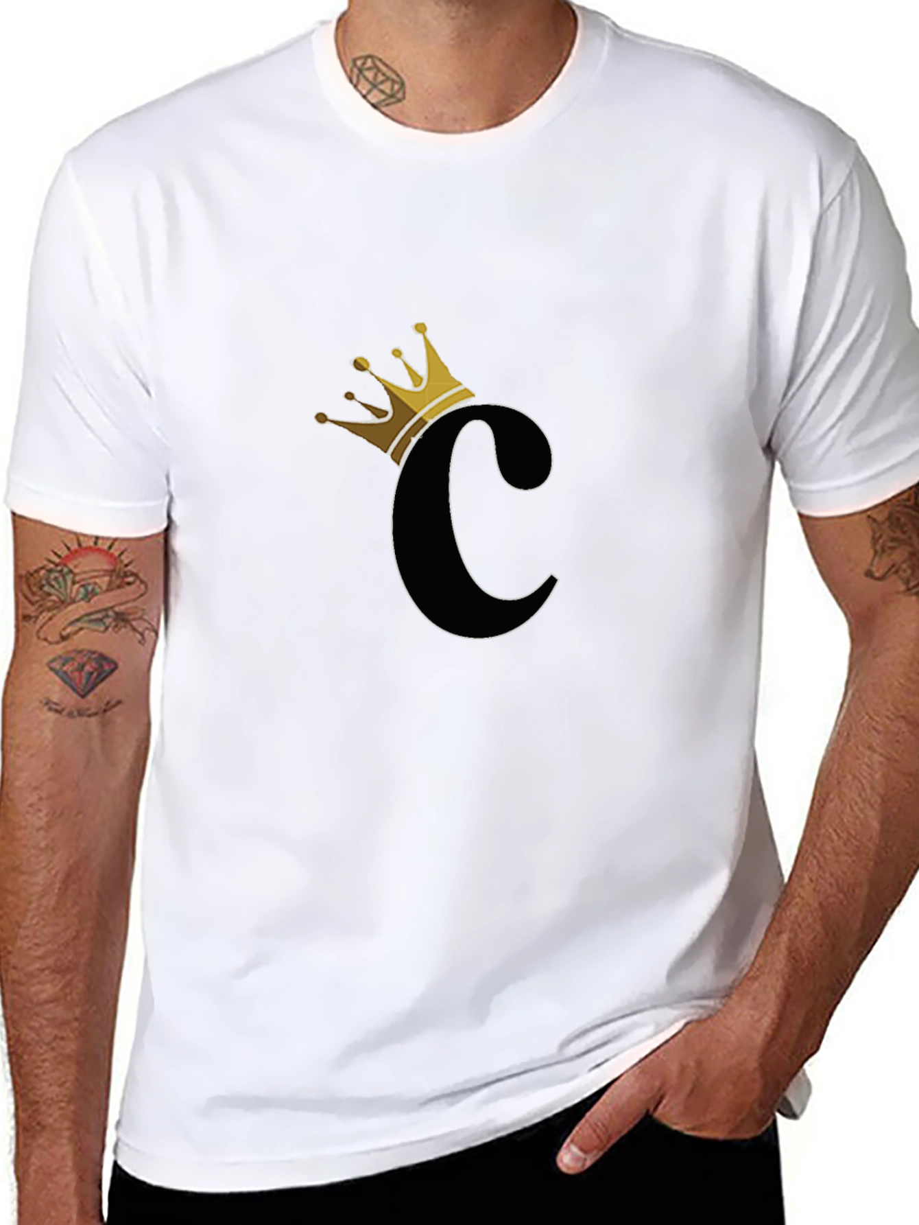 King C Black T-Shirt