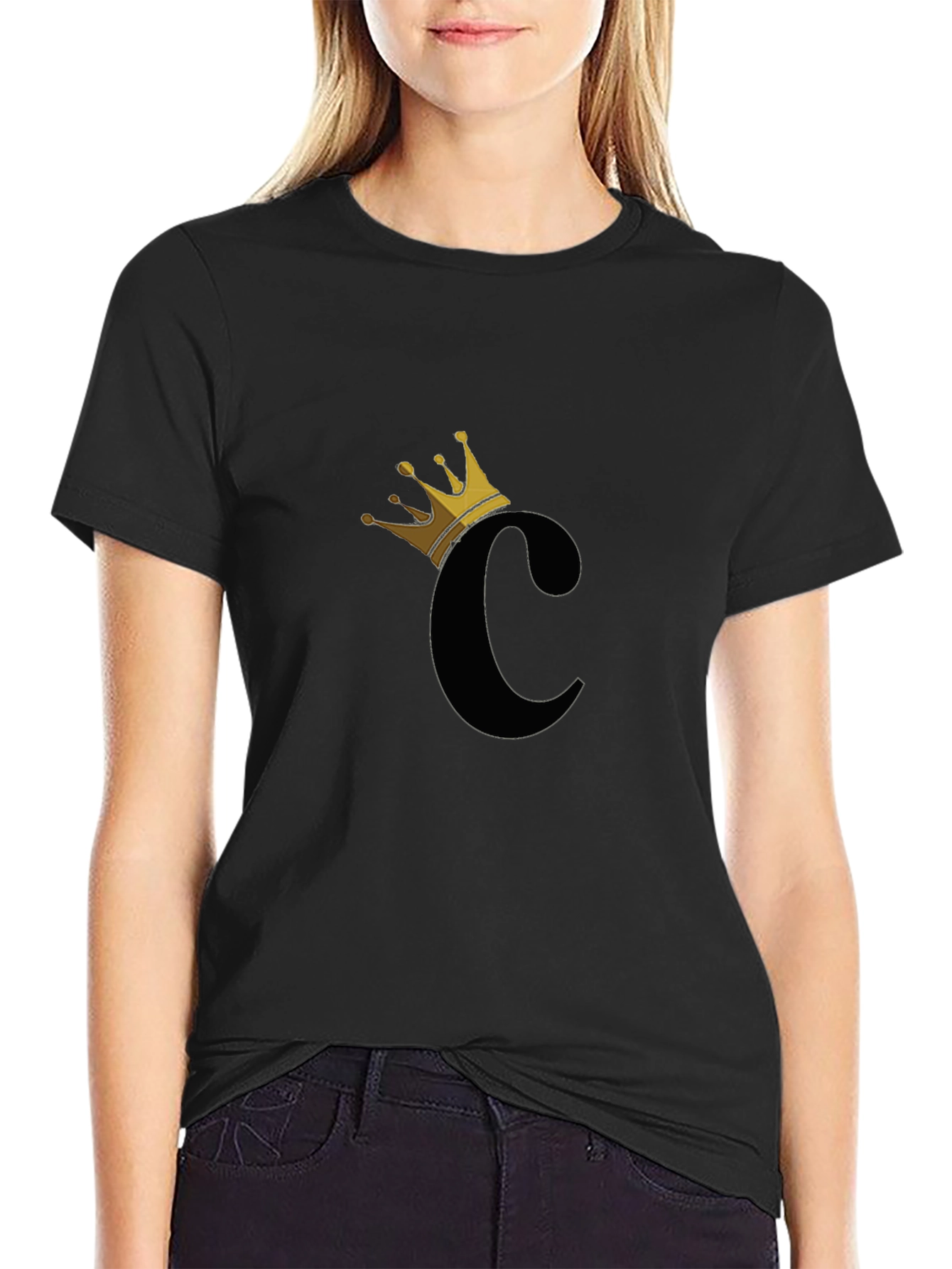 King C Black T-Shirt