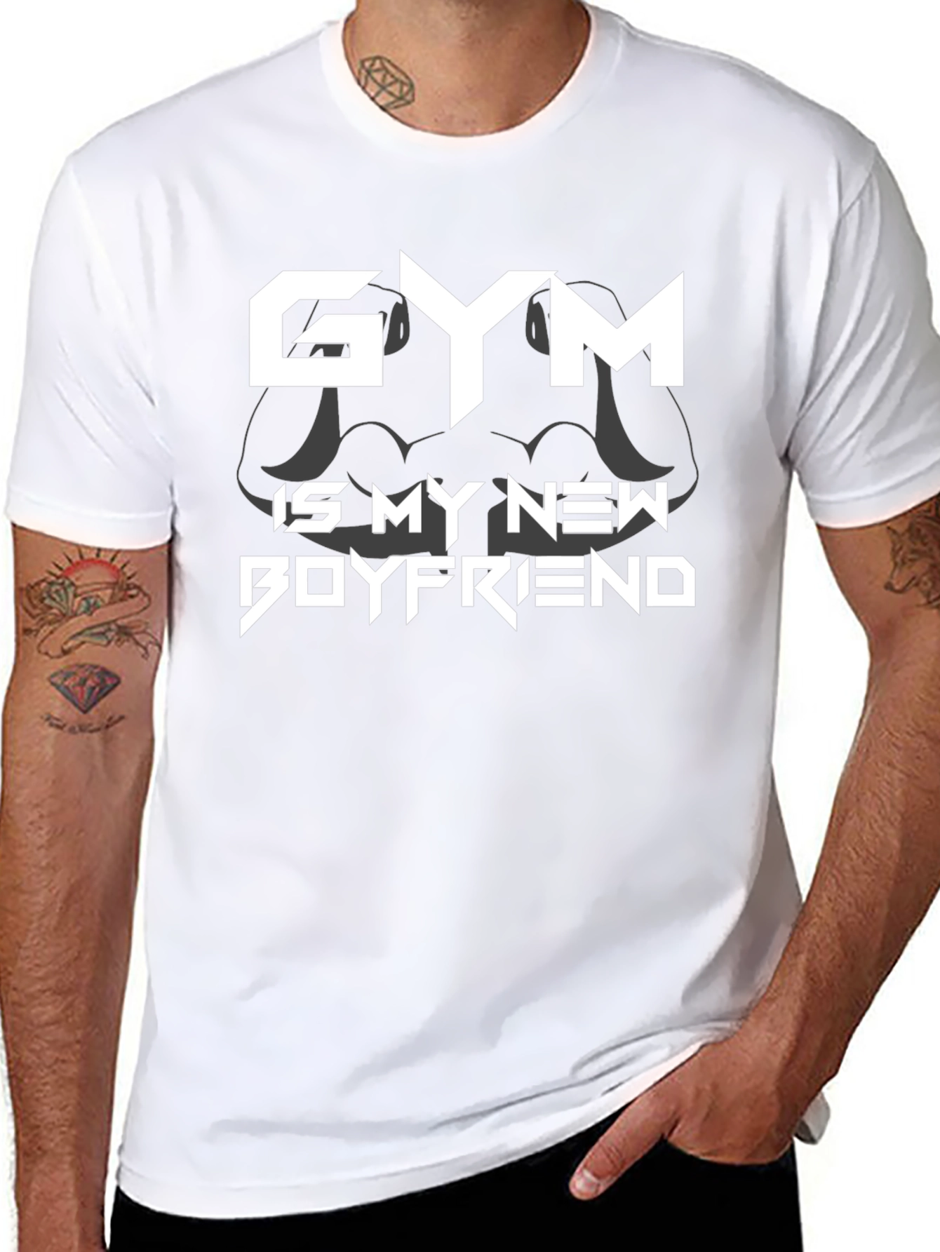 Gym is My New Boyfriend Graphic Tee