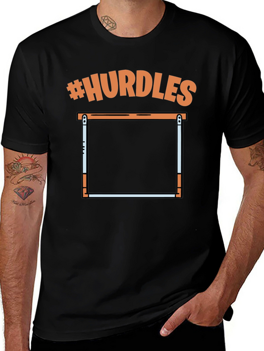Hurdles Graphic T-Shirt - Athletic Tee