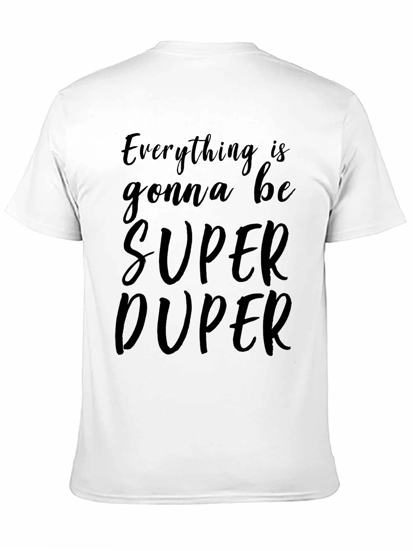 Super Duper Graphic Tee - Mens Black T-Shirt