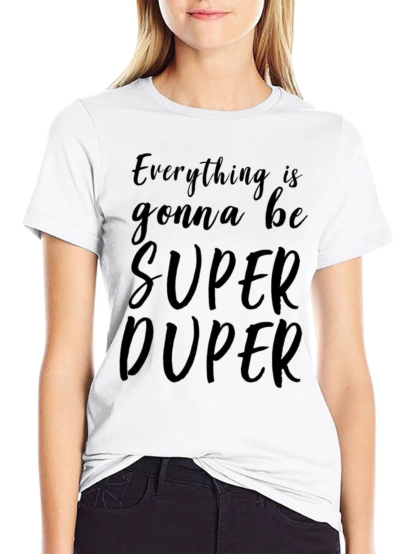 Super Duper Graphic Tee - Mens Black T-Shirt