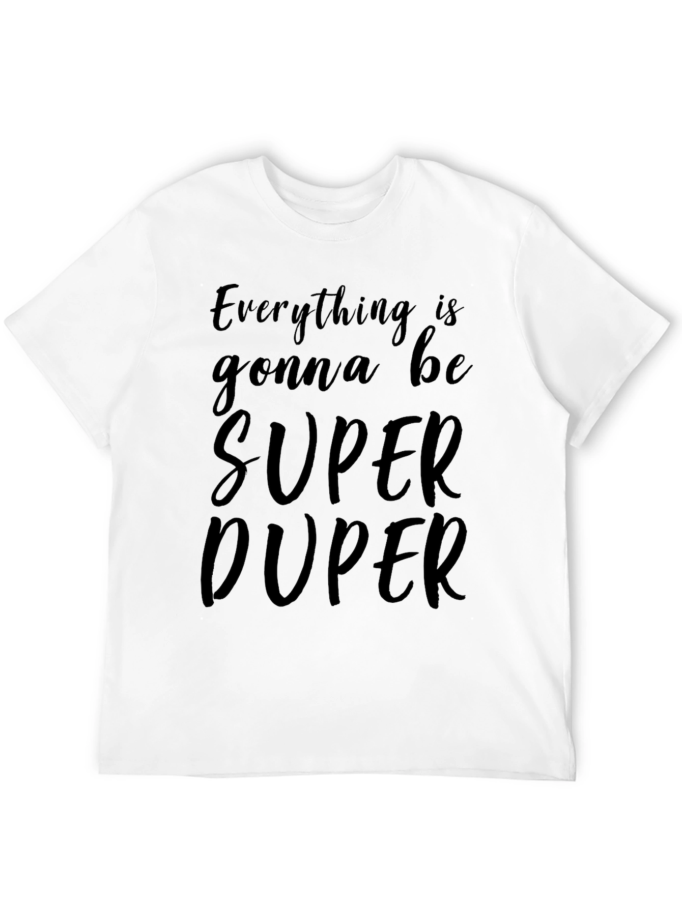 Super Duper Graphic Tee - Mens Black T-Shirt