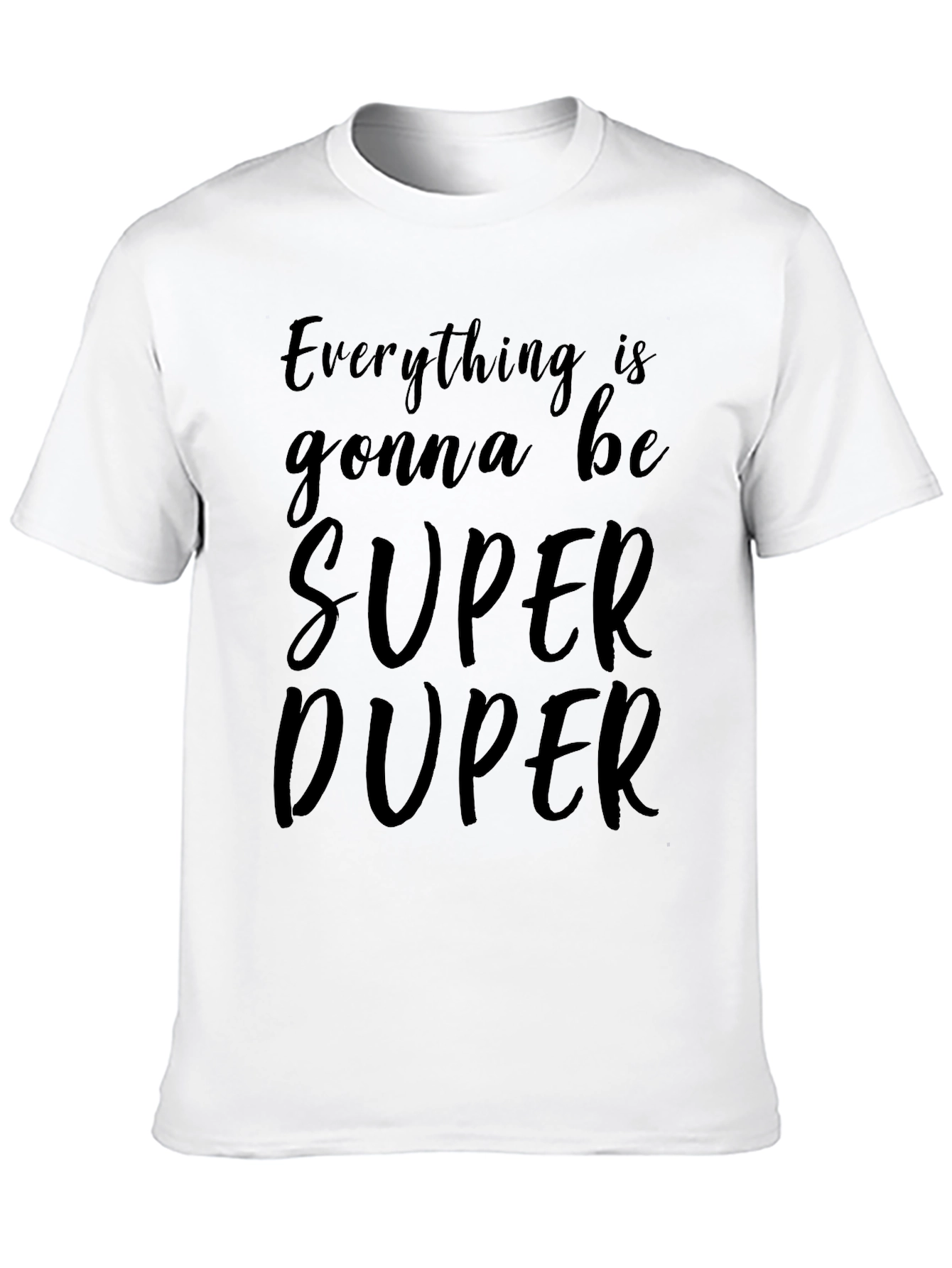 Super Duper Graphic Tee - Mens Black T-Shirt
