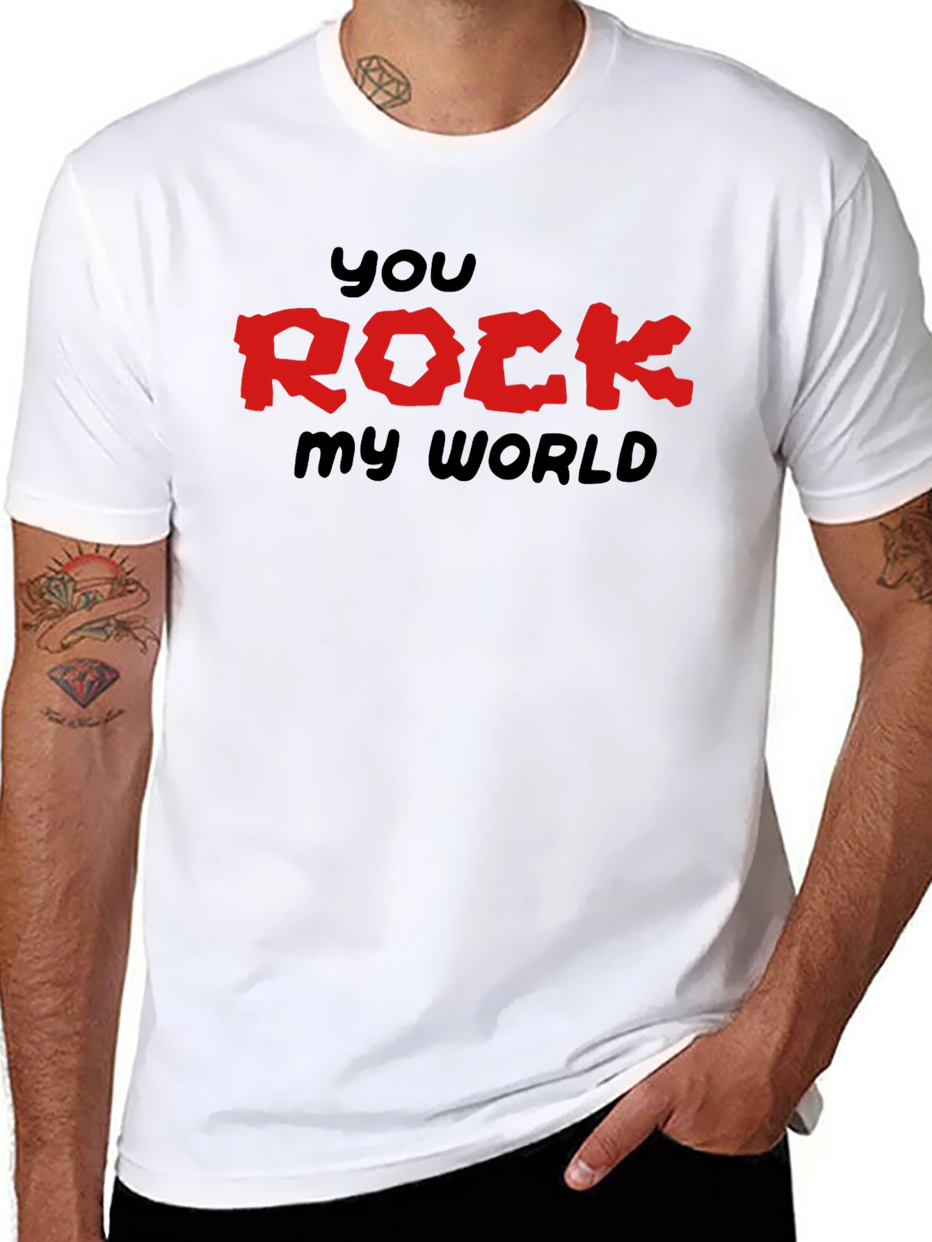 You Rock My World Graphic T-Shirt