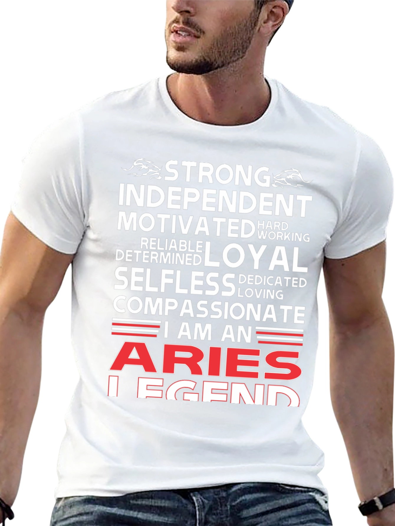 Aries Legend T-Shirt - Strong Independent Motivated