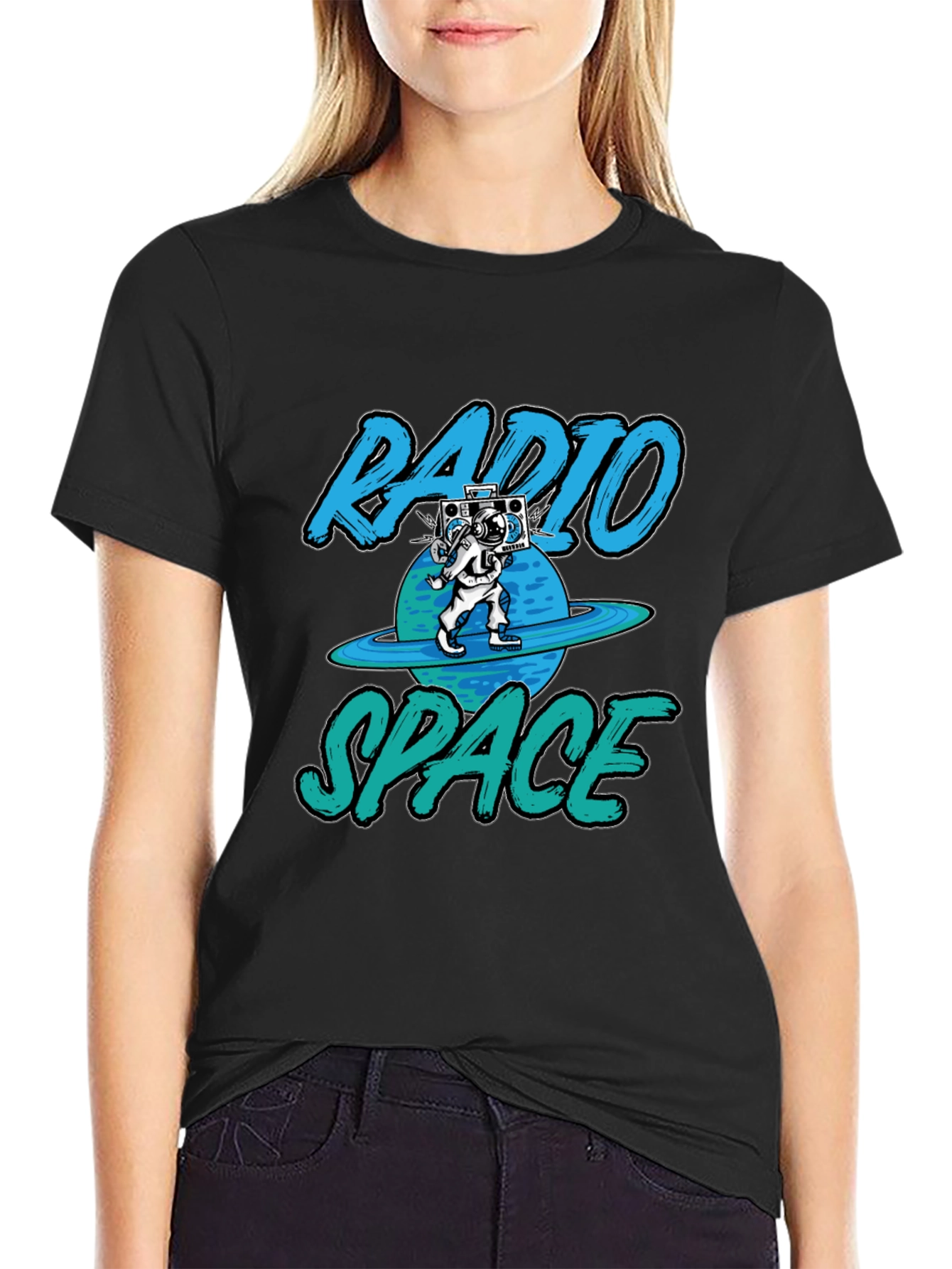 Radio Space T-Shirt - Astronaut Design