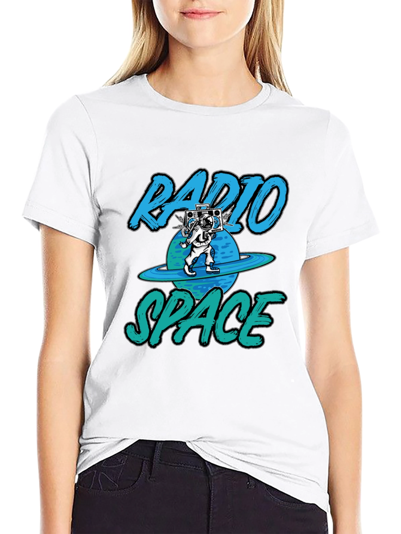 Radio Space T-Shirt - Astronaut Design