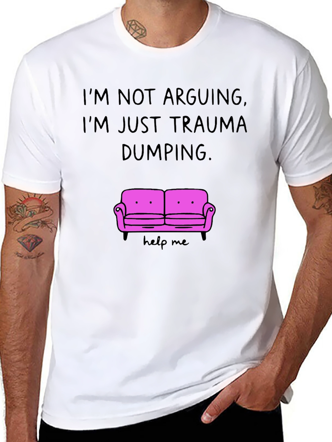 Trauma Dumping Humor T-Shirt