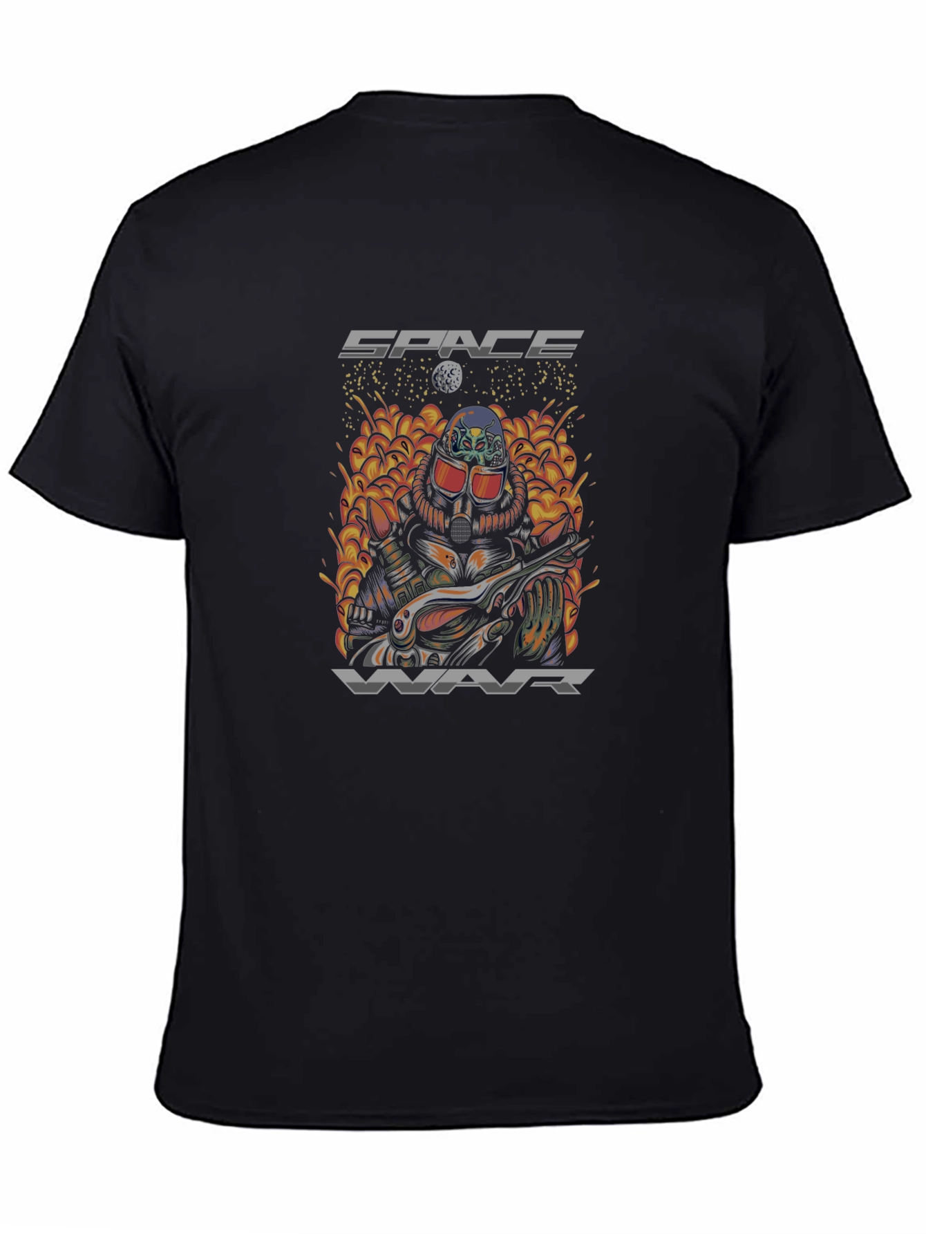 Space War Graphic Tee - Sci-Fi T-Shirt