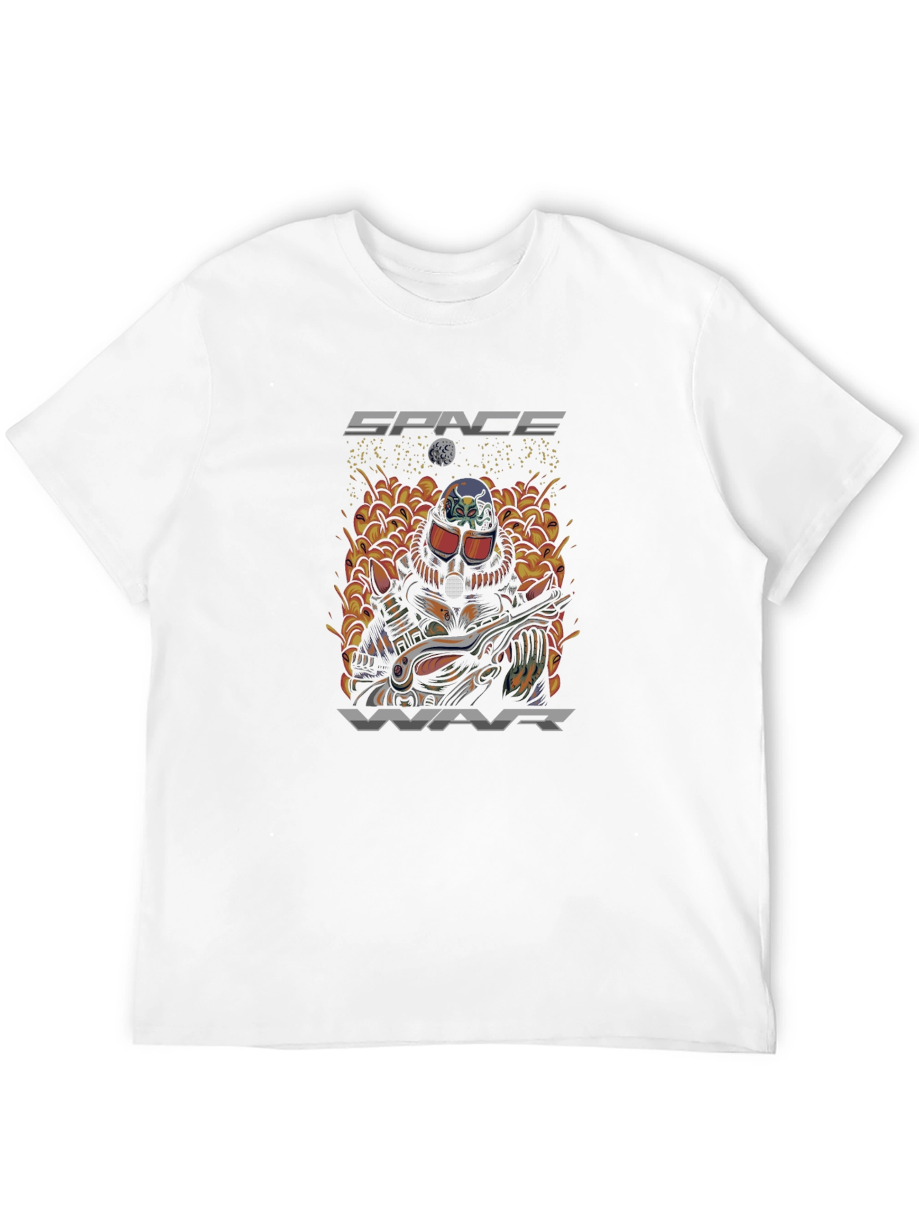 Space War Graphic Tee - Sci-Fi T-Shirt