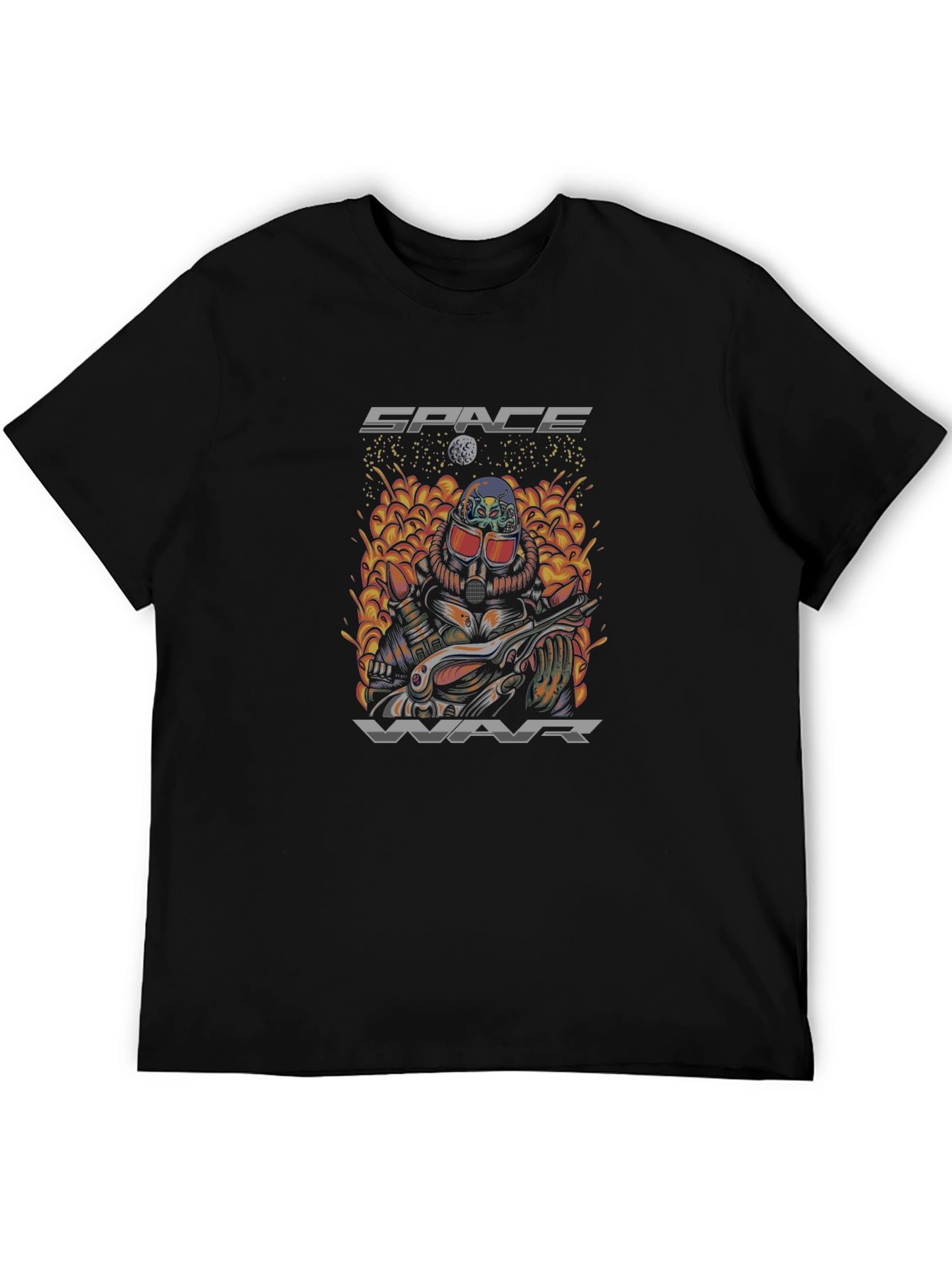 Space War Graphic Tee - Sci-Fi T-Shirt