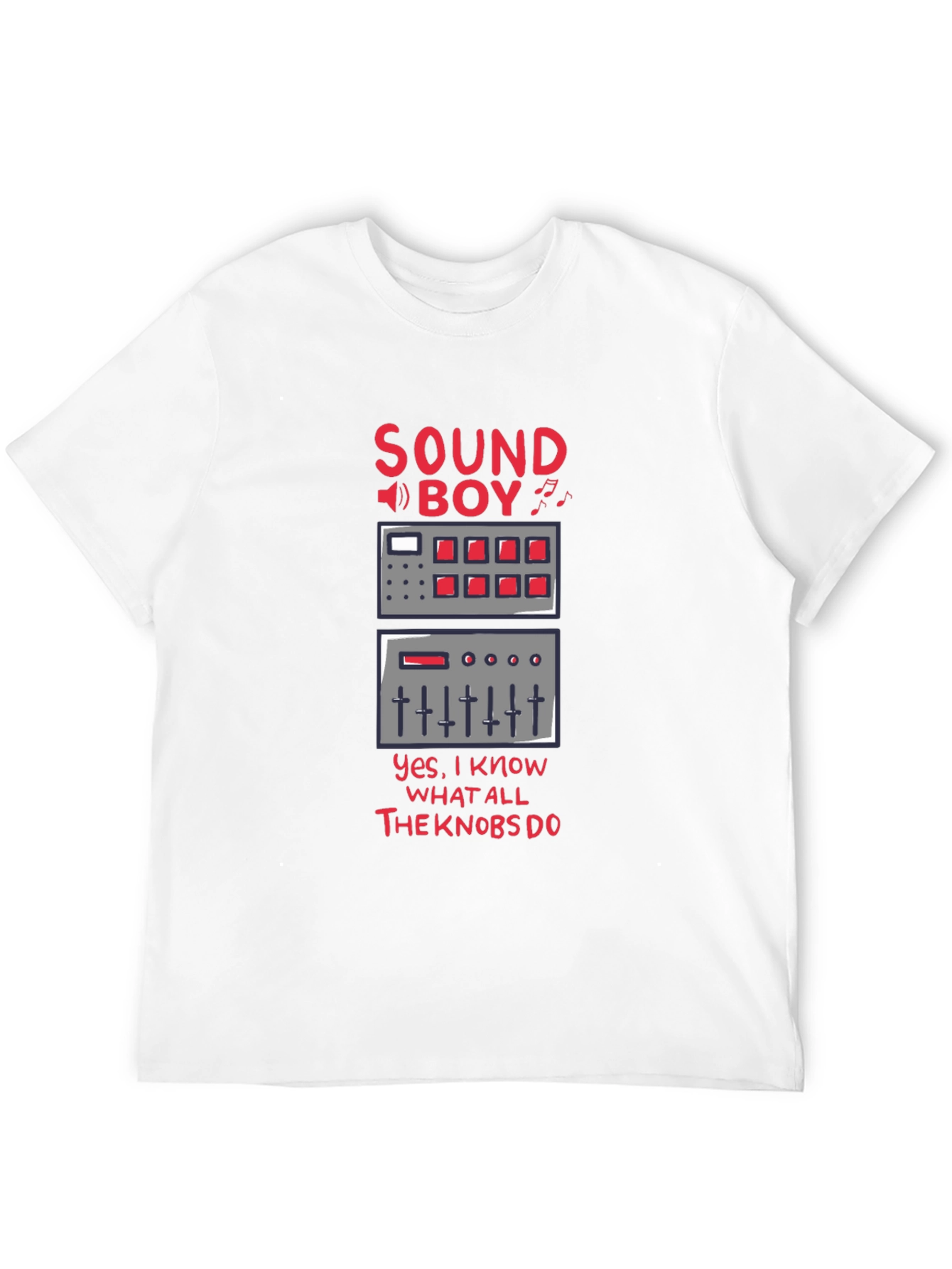 Sound Boy Know-It-All Black T-Shirt