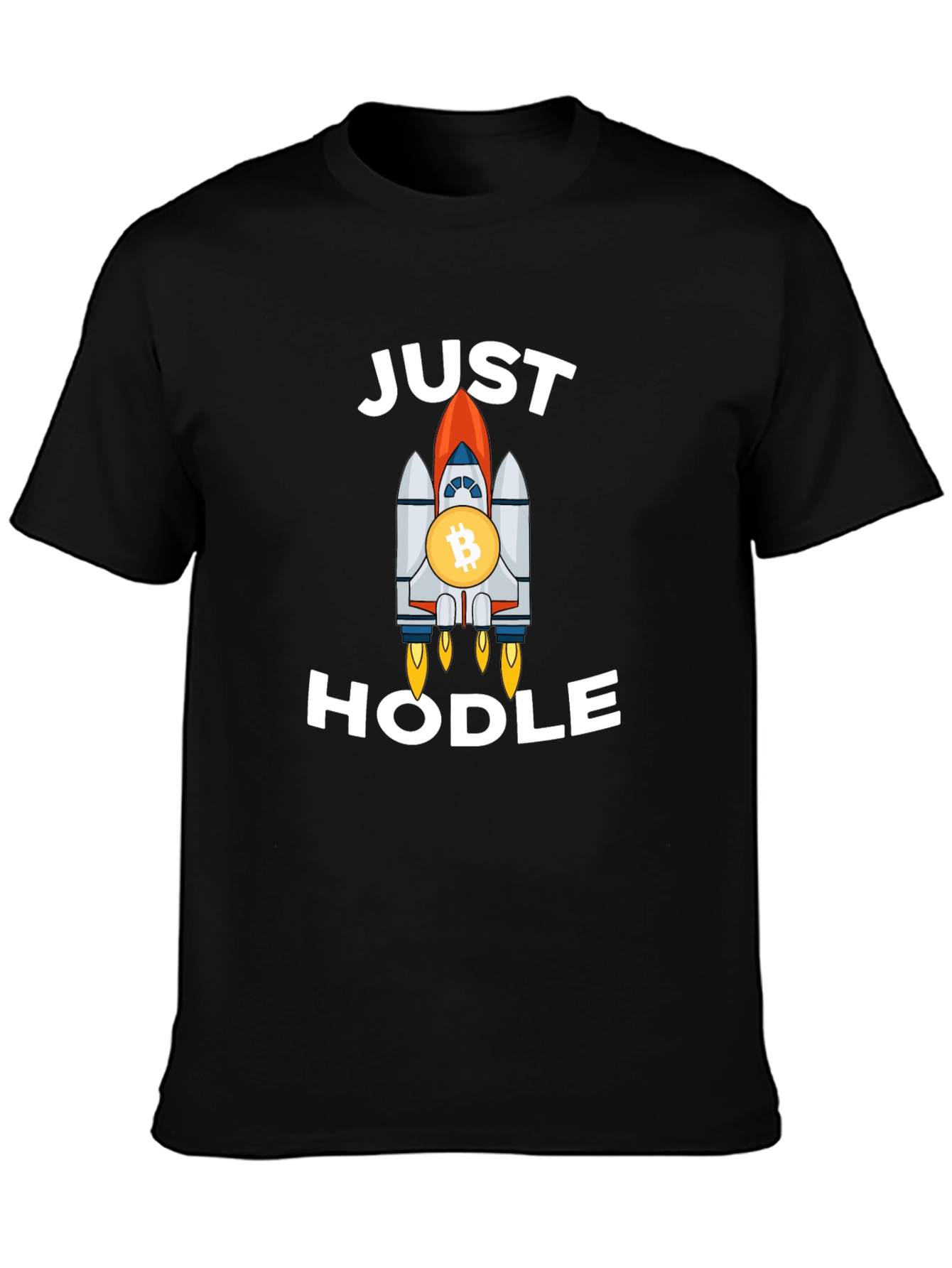 Bitcoin HODL T-Shirt - Crypto Rocket Launch!