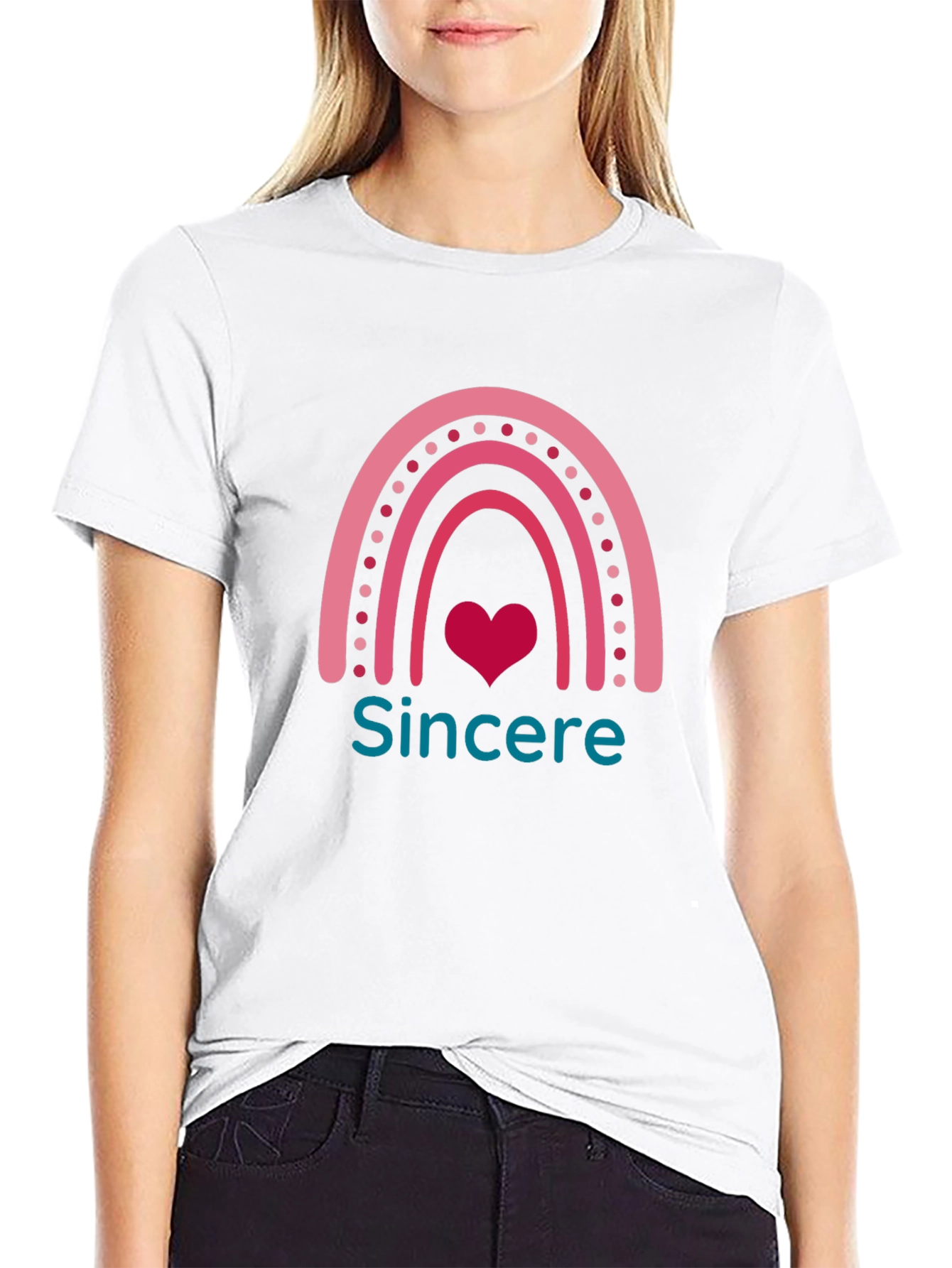 Sincere Love Rainbow Graphic Tee