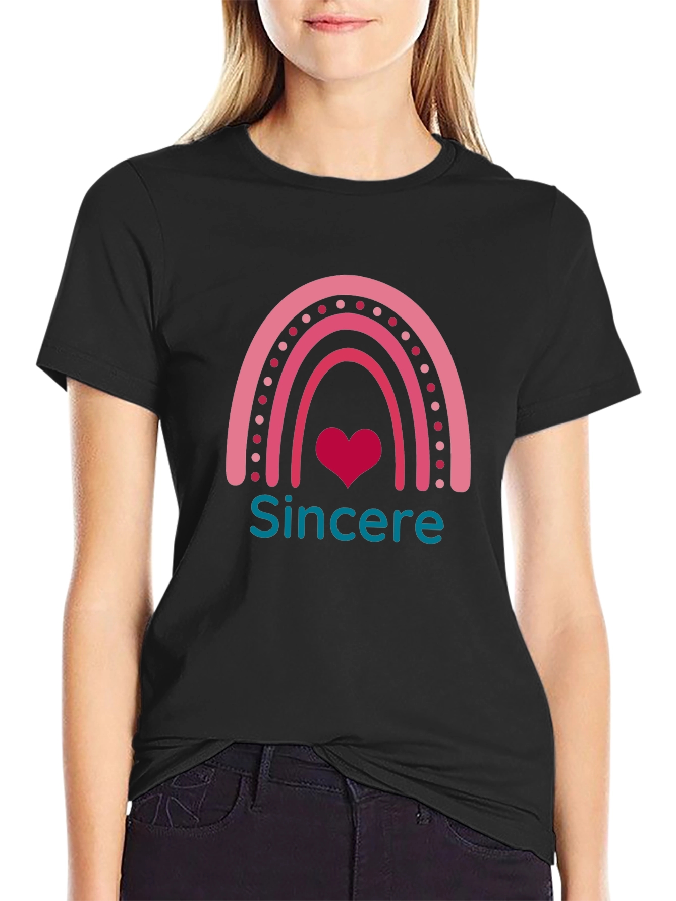 Sincere Love Rainbow Graphic Tee
