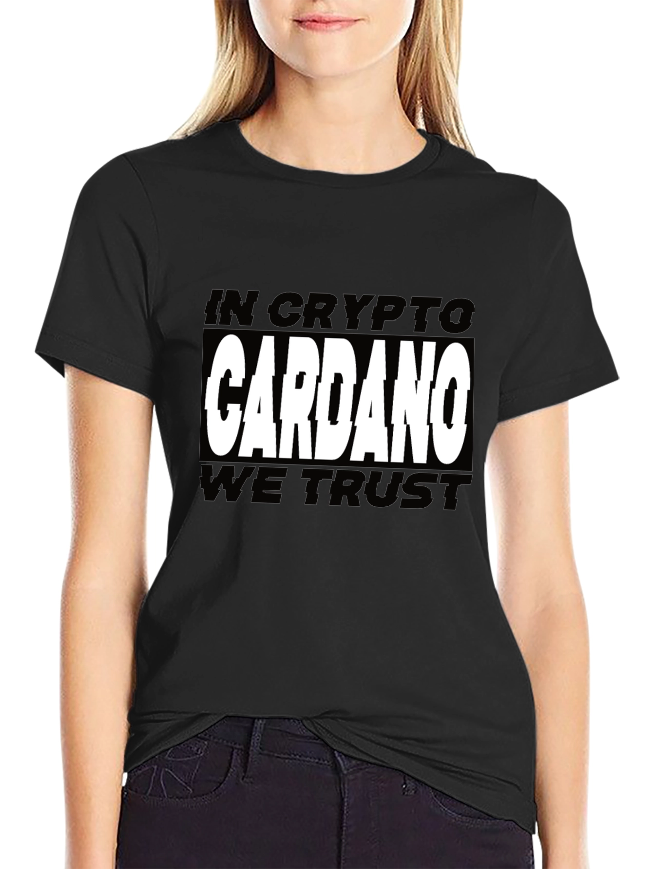 Cardano Crypto T-Shirt - In Crypto We Trust