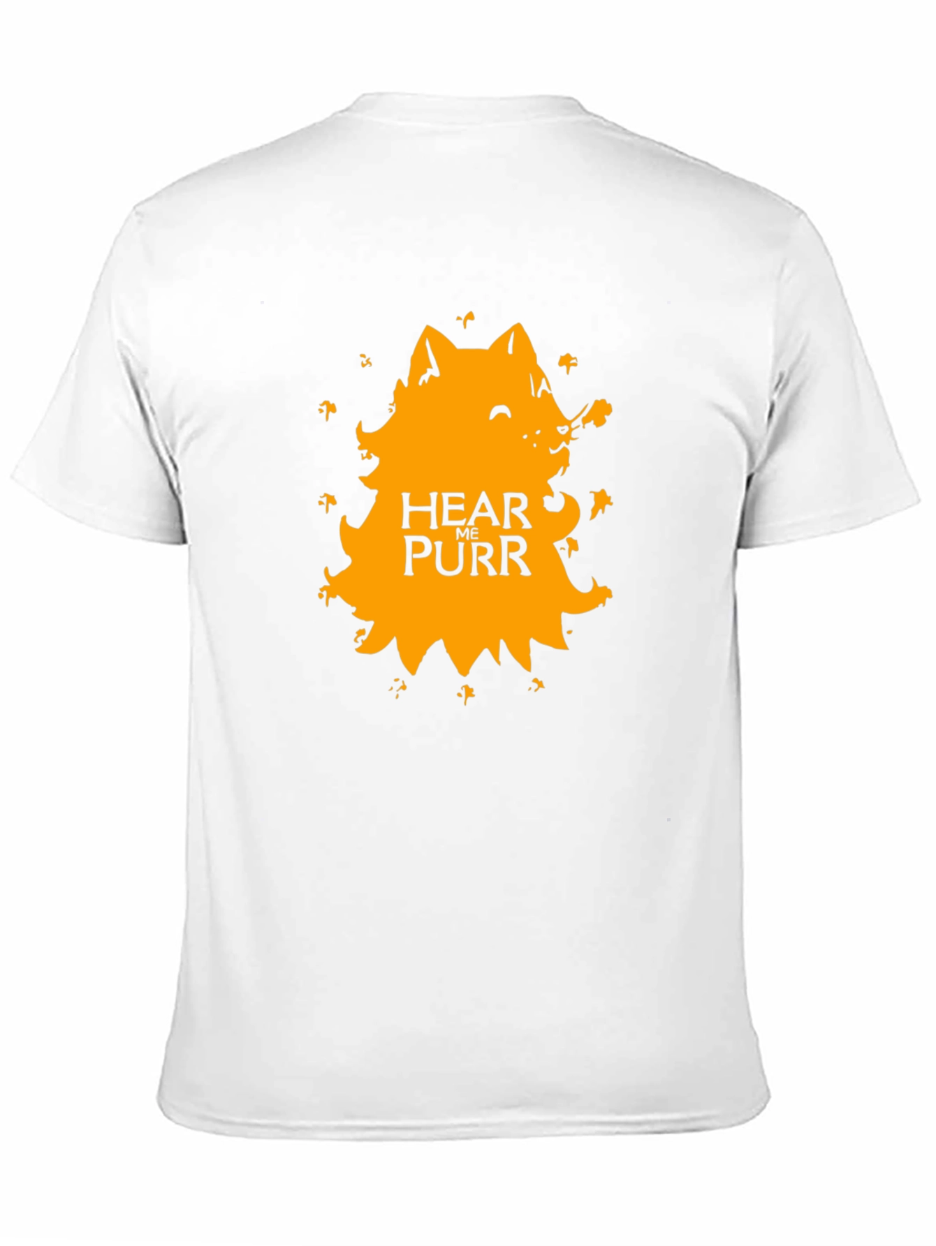 Hear Me Purr Black Graphic Tee