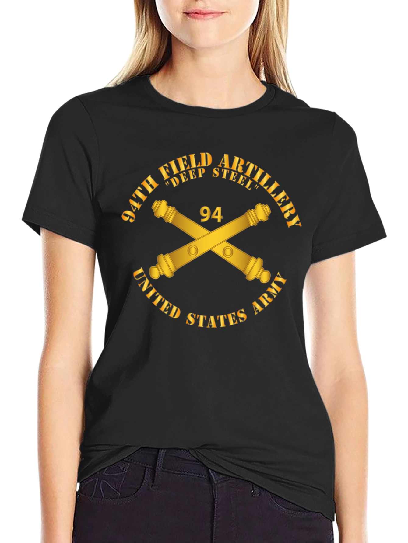 94th Field Artillery T-Shirt - Deep Steel