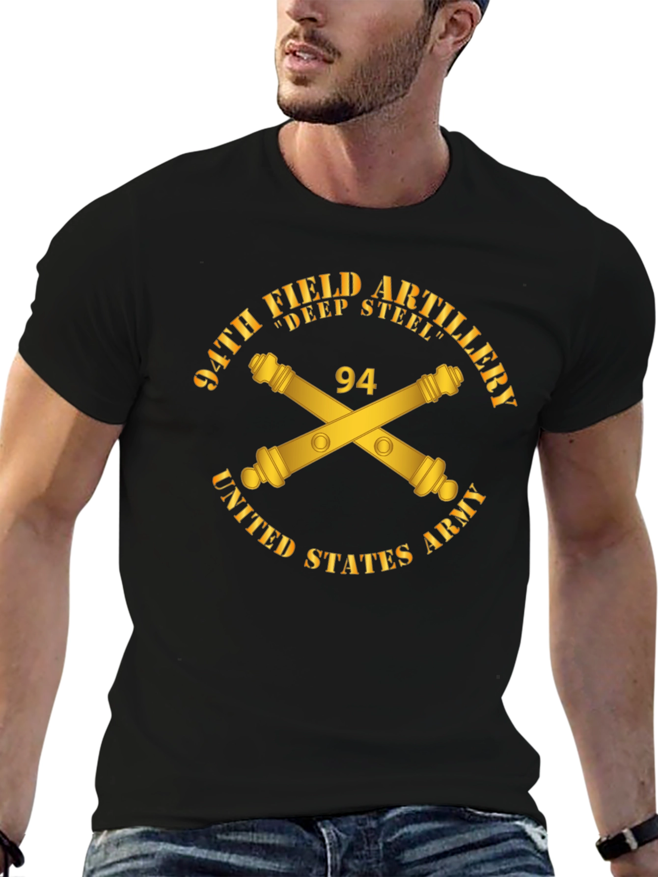 94th Field Artillery T-Shirt - Deep Steel