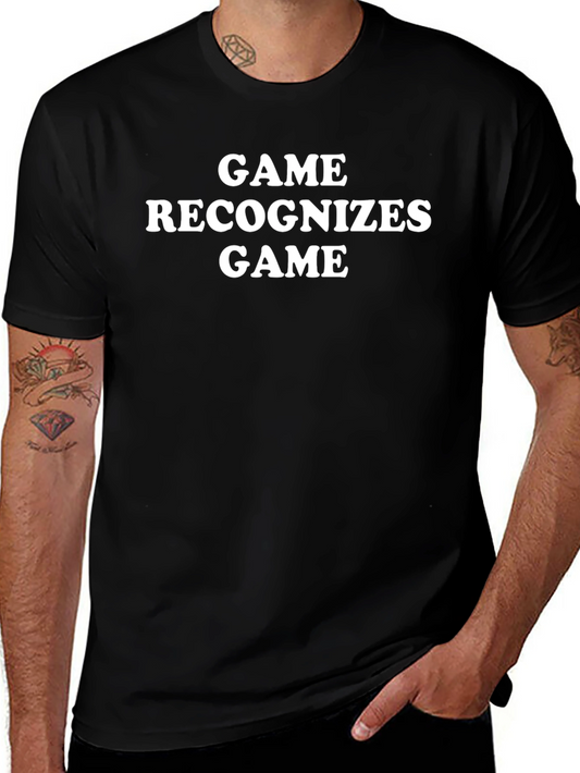 Game Recognizes Game Black T-Shirt