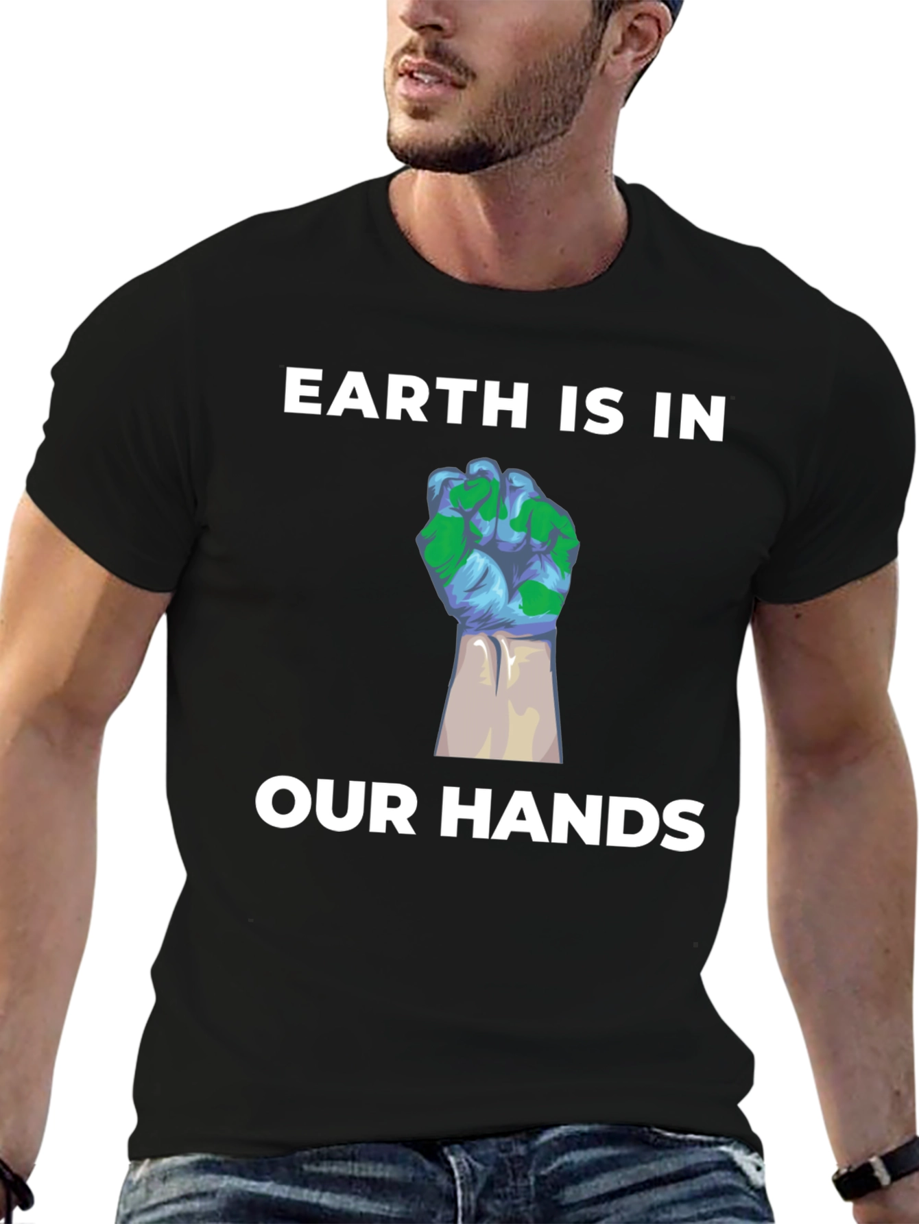 Earth is in Our Hands Graphic T-Shirt