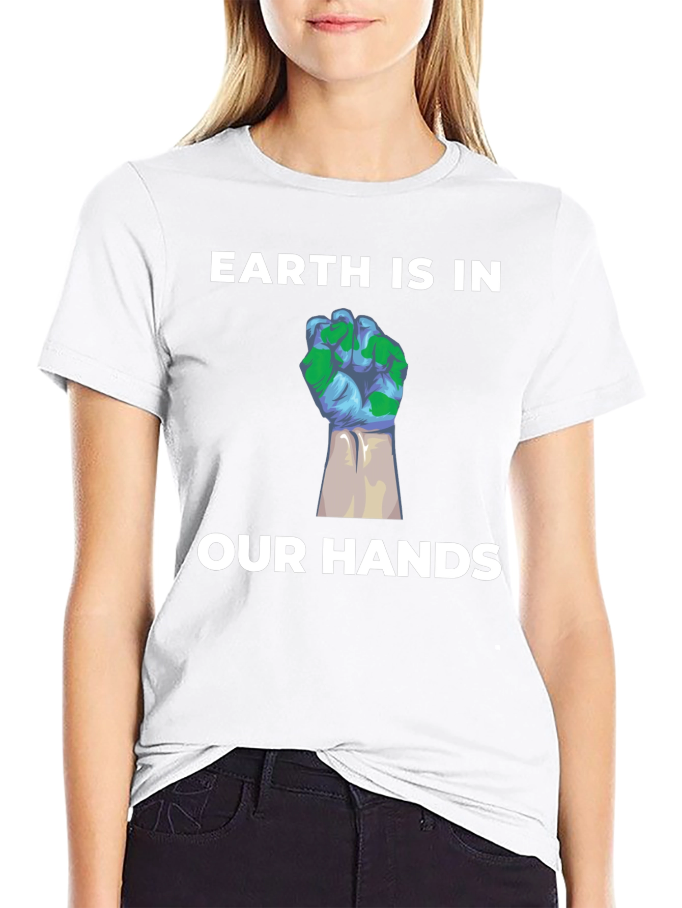 Earth is in Our Hands Graphic T-Shirt
