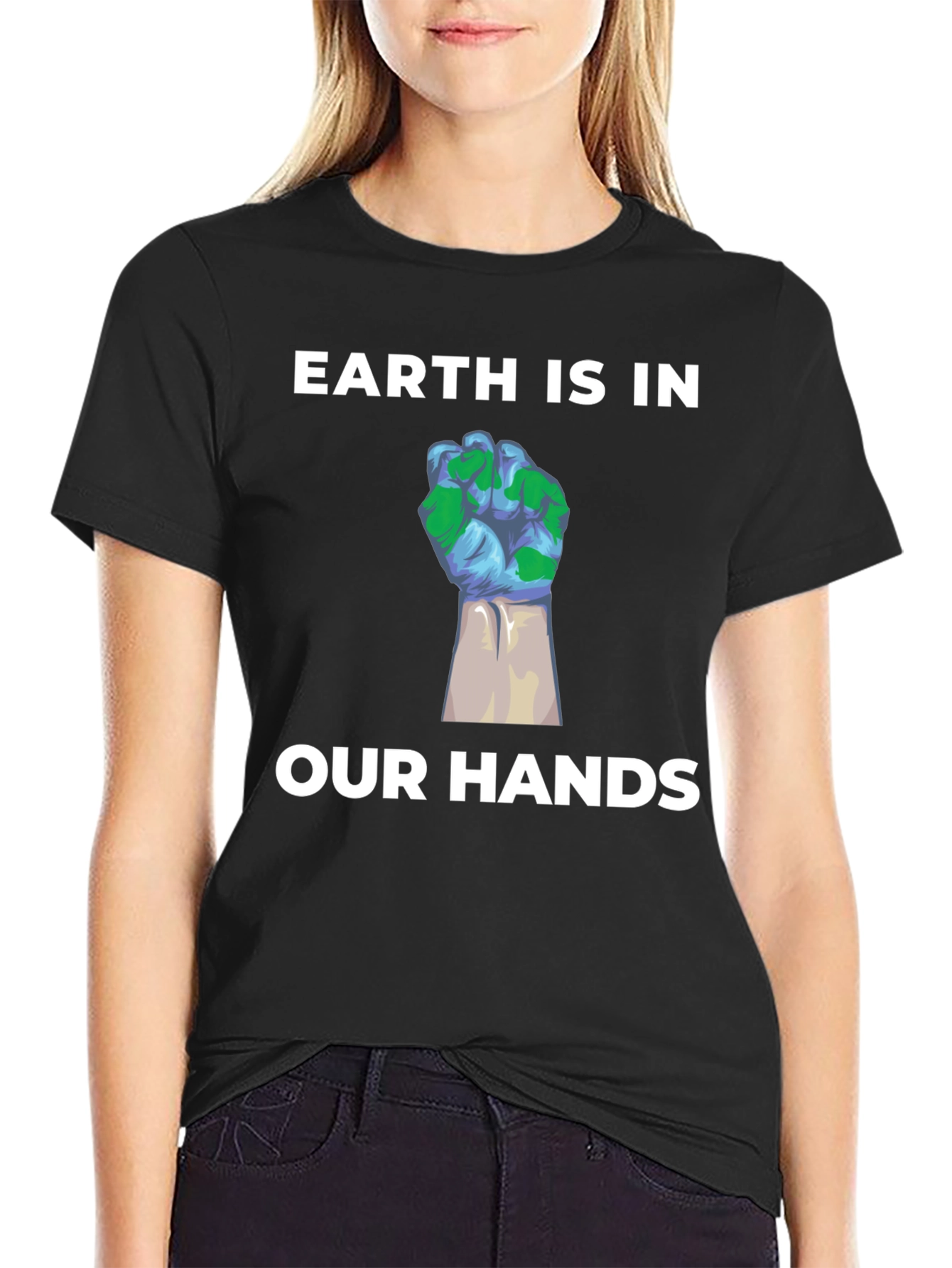 Earth is in Our Hands Graphic T-Shirt