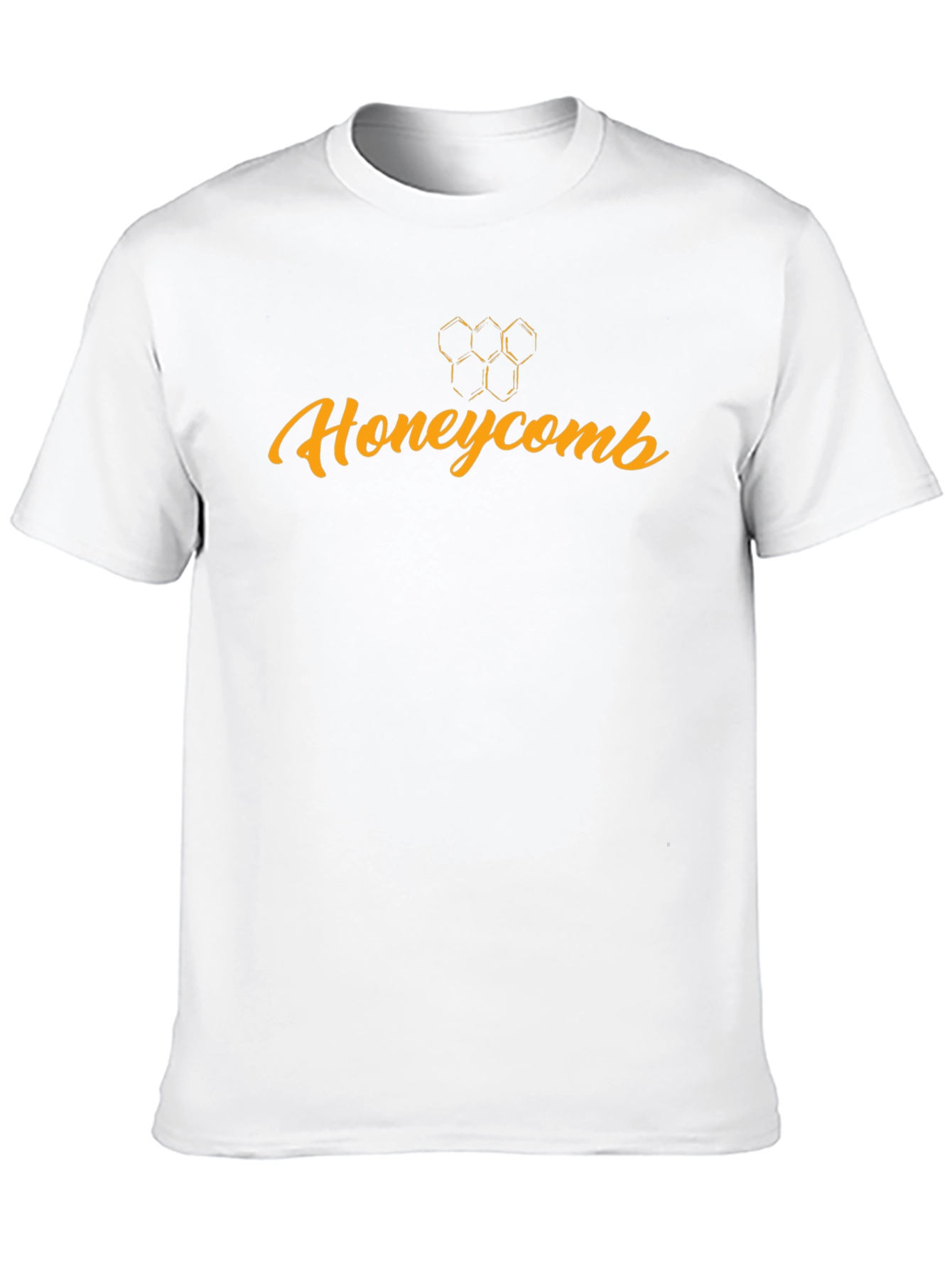 Honeycomb Graphic Tee - Stylish Black T-Shirt