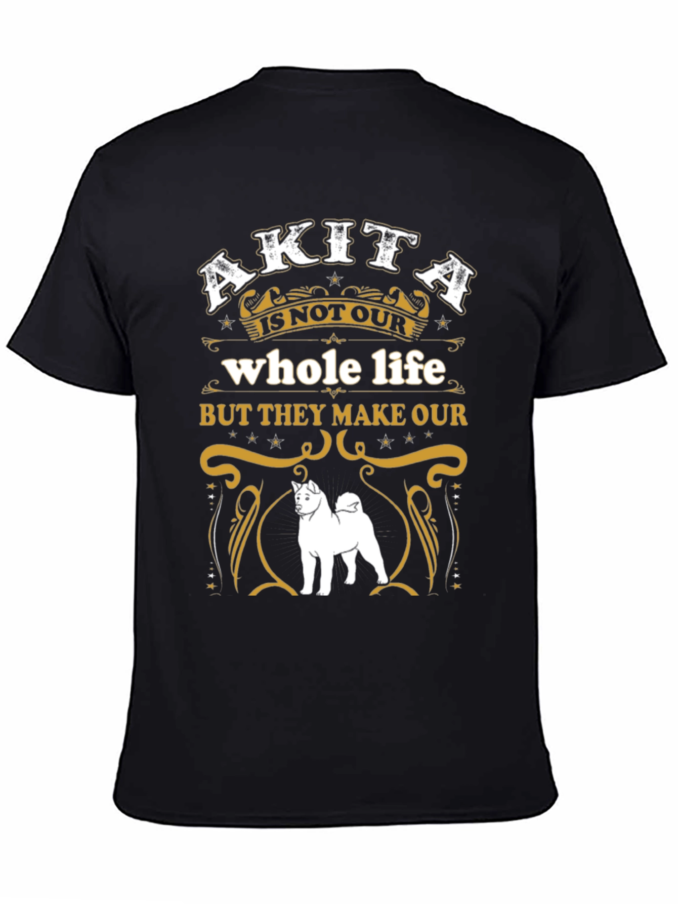 Akita Dog Lover Graphic Tee - Whole Life