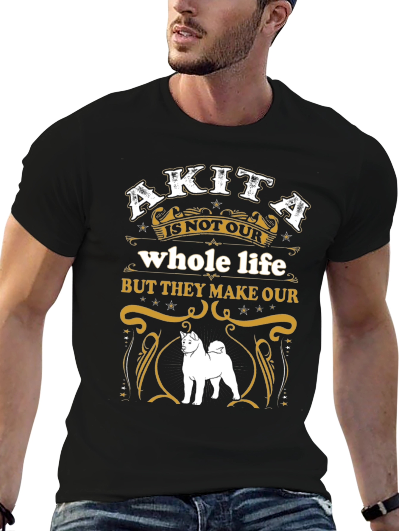 Akita Dog Lover Graphic Tee - Whole Life
