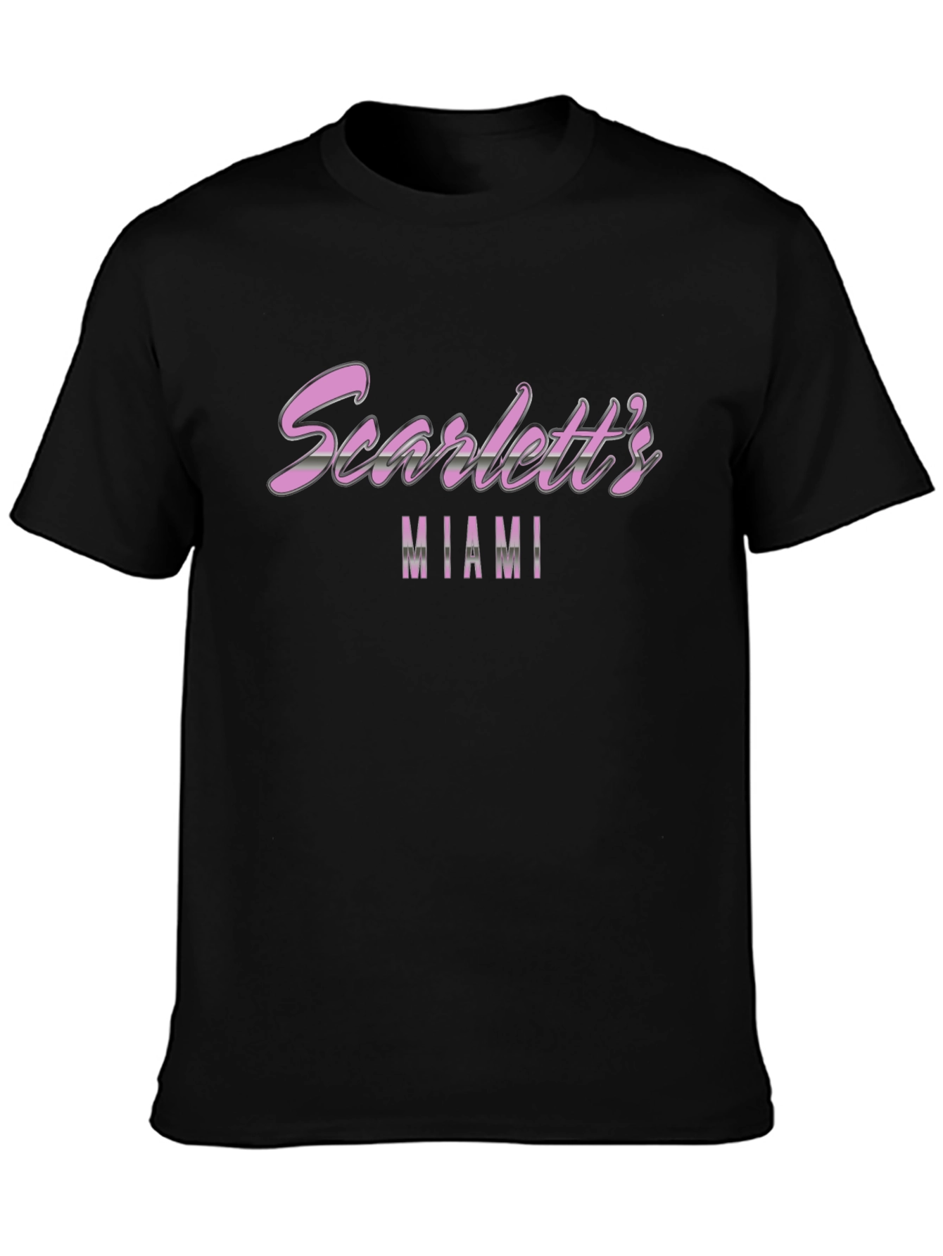 Scarletts Miami Black T-Shirt