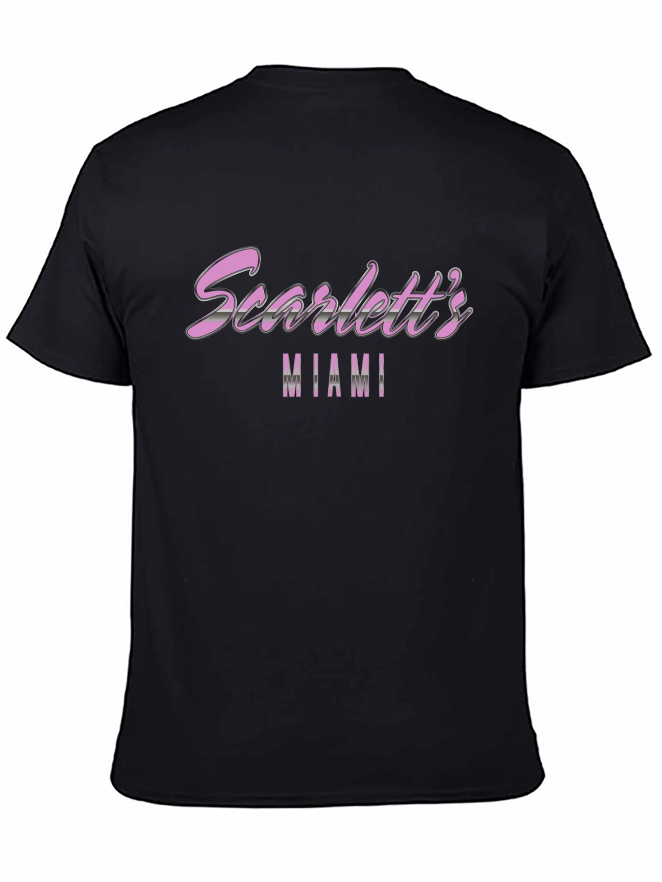 Scarletts Miami Black T-Shirt