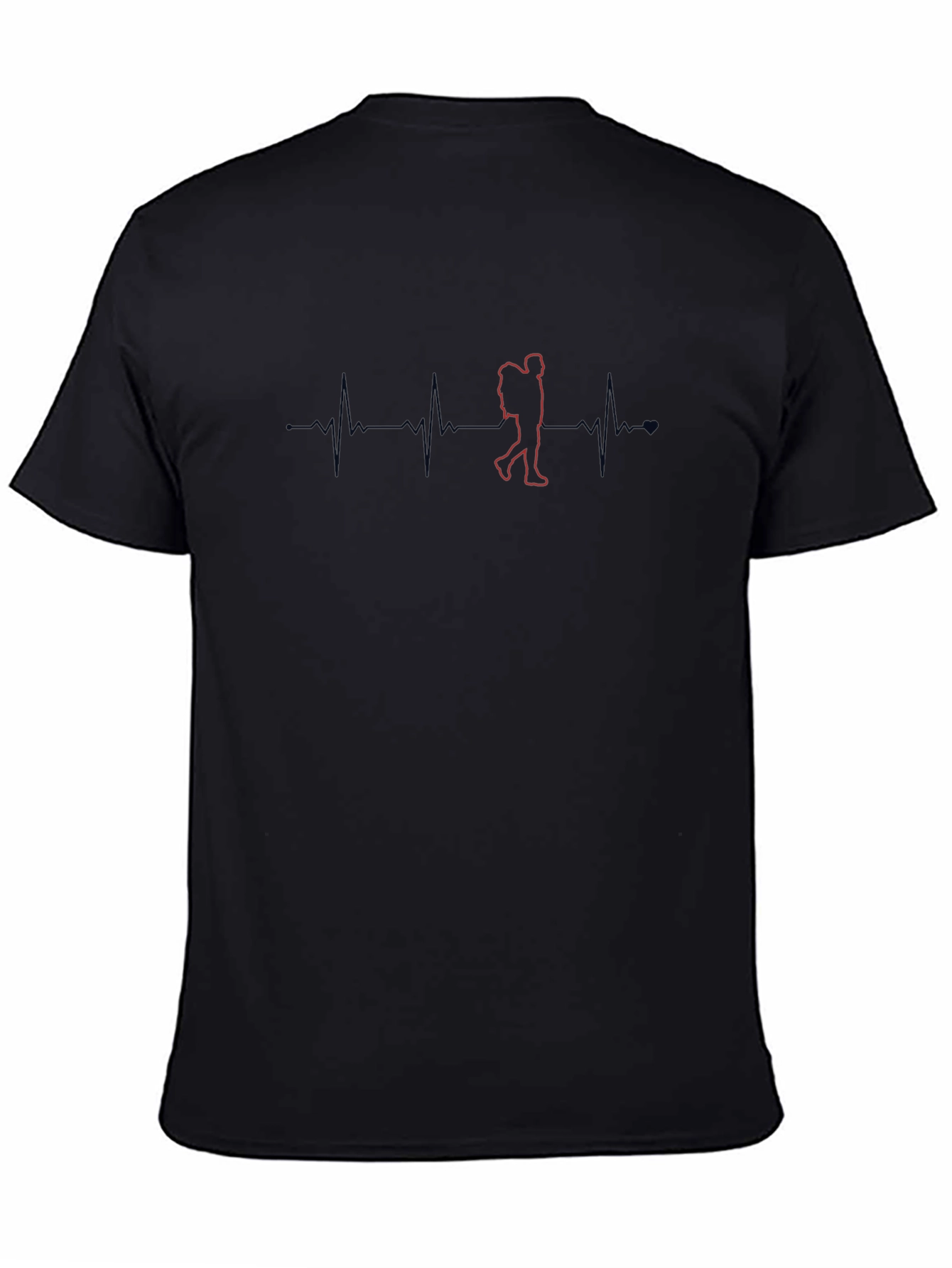 Hiking Heartbeat T-Shirt - Adventure Ready!