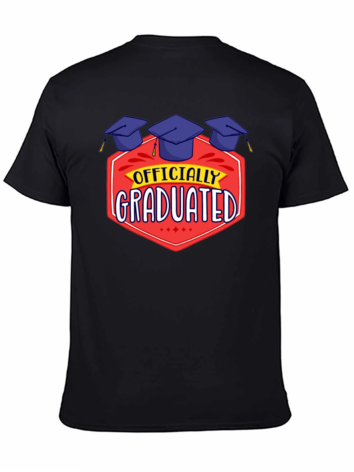 Officially Graduated Black T-Shirt