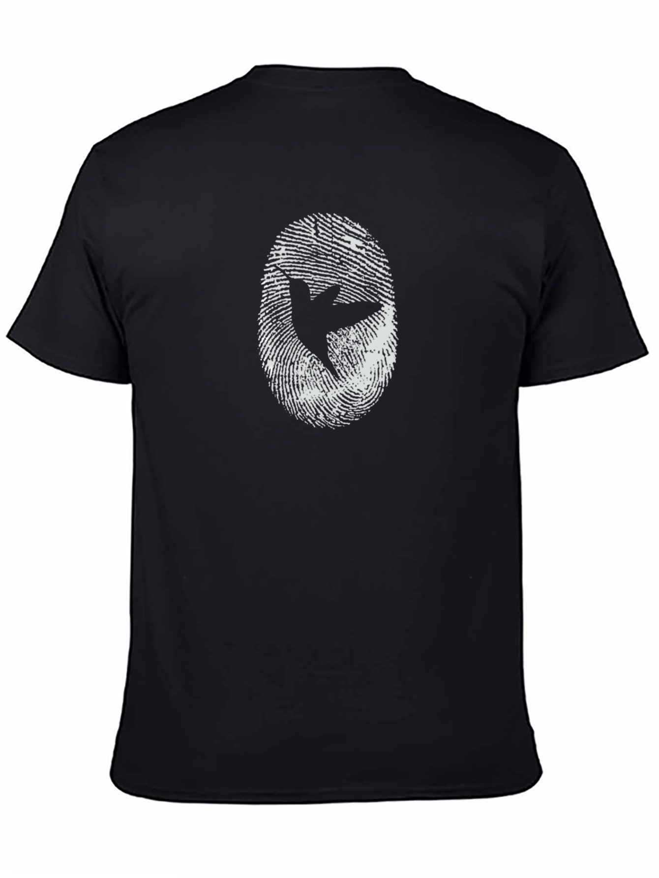 Peace Dove Fingerprint Graphic T-Shirt