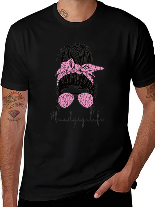 Band Gigi Life Messy Bun T-Shirt
