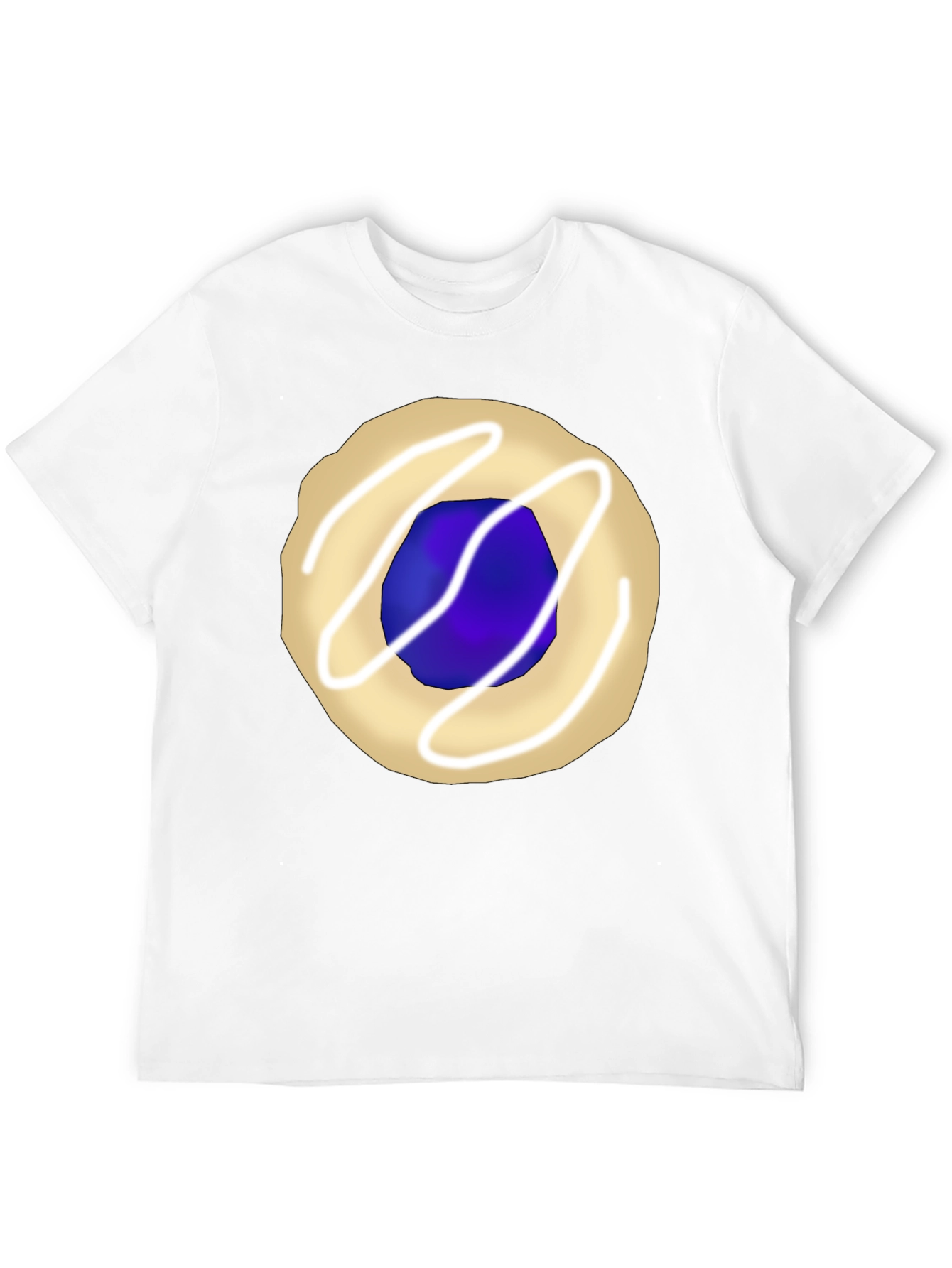 Cookie Graphic Tee - Black Casual T-Shirt