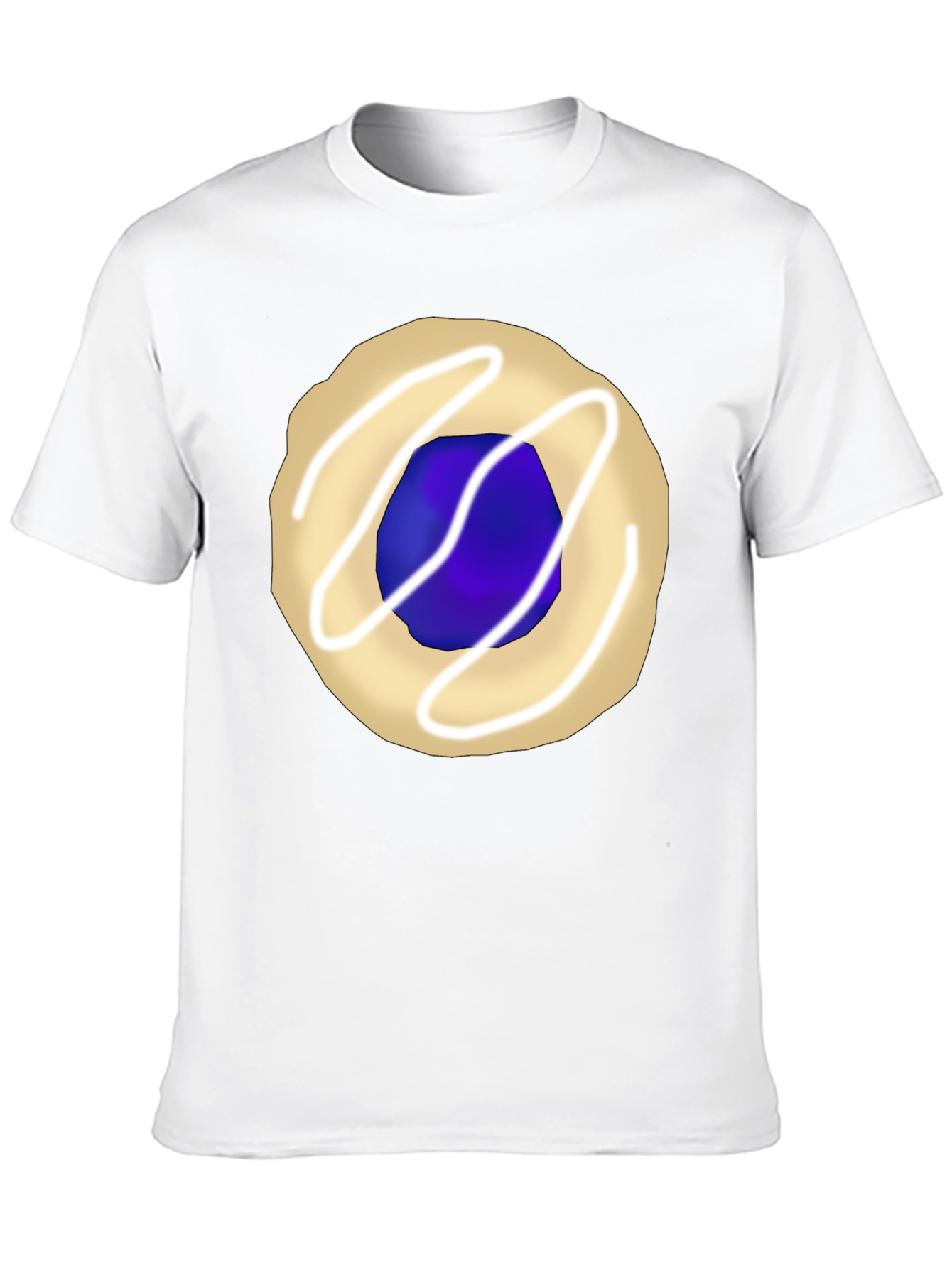 Cookie Graphic Tee - Black Casual T-Shirt