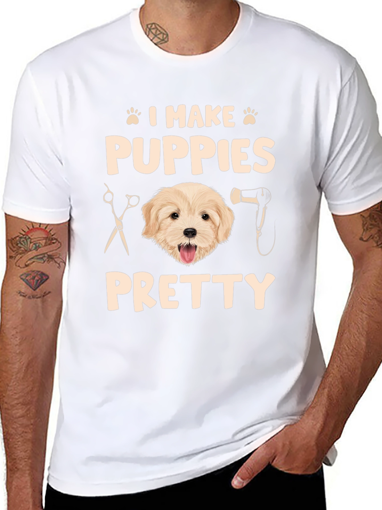 Puppies Pretty Graphic T-Shirt