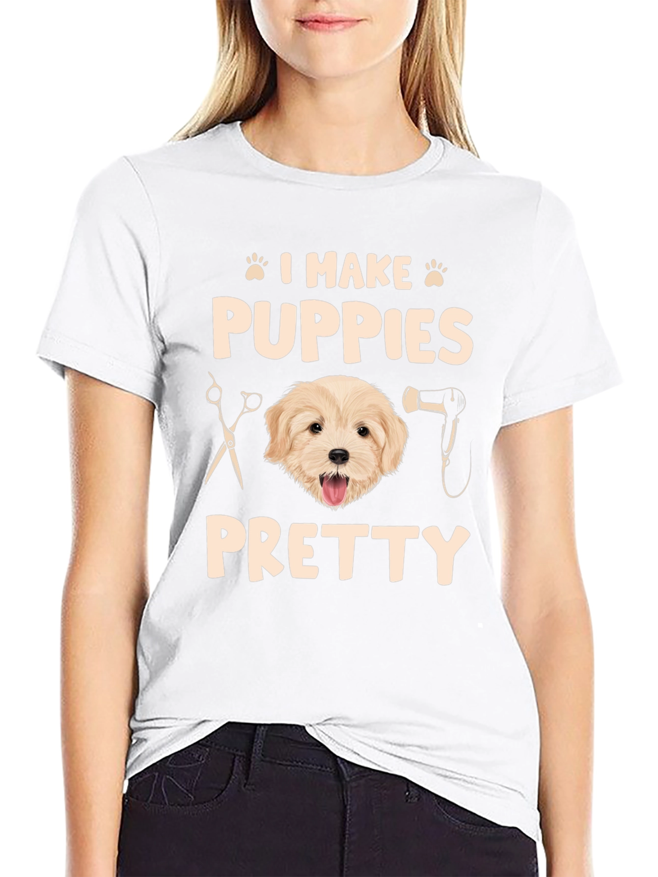 Puppies Pretty Graphic T-Shirt