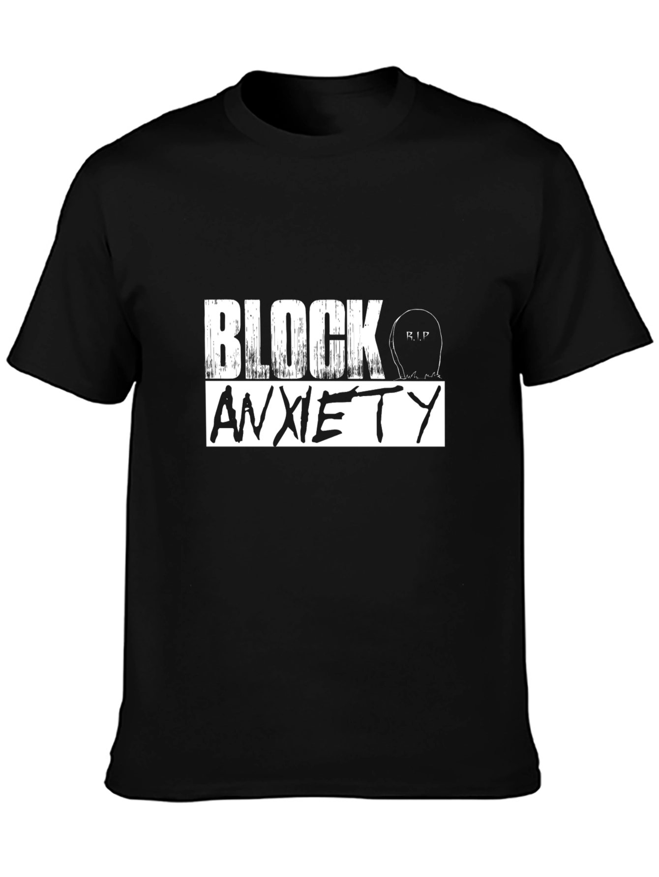 Block Anxiety Graphic T-Shirt - Unisex Cotton Tee