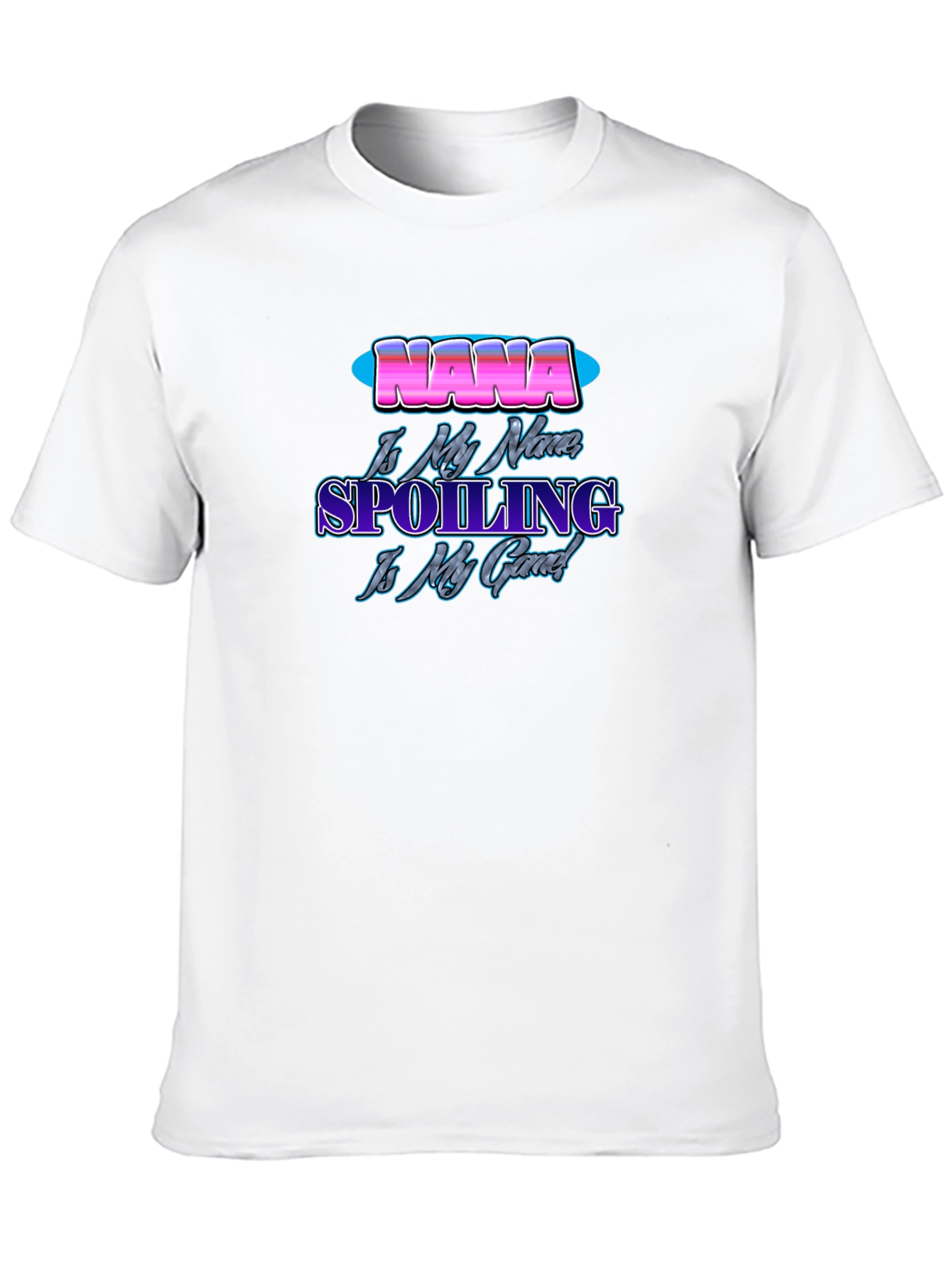 Nana Spoiling is My Game Black T-Shirt