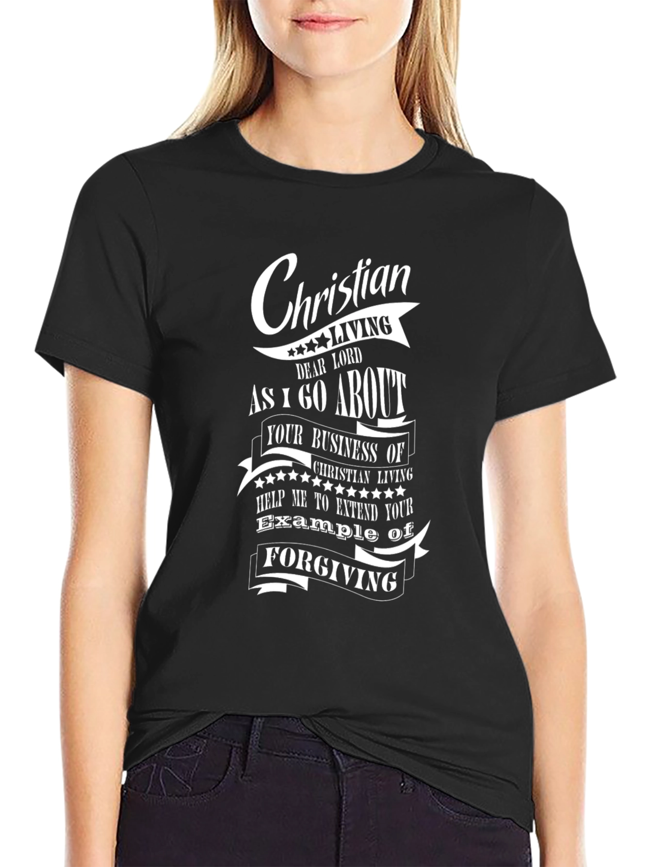 Christian Living Graphic T-Shirt