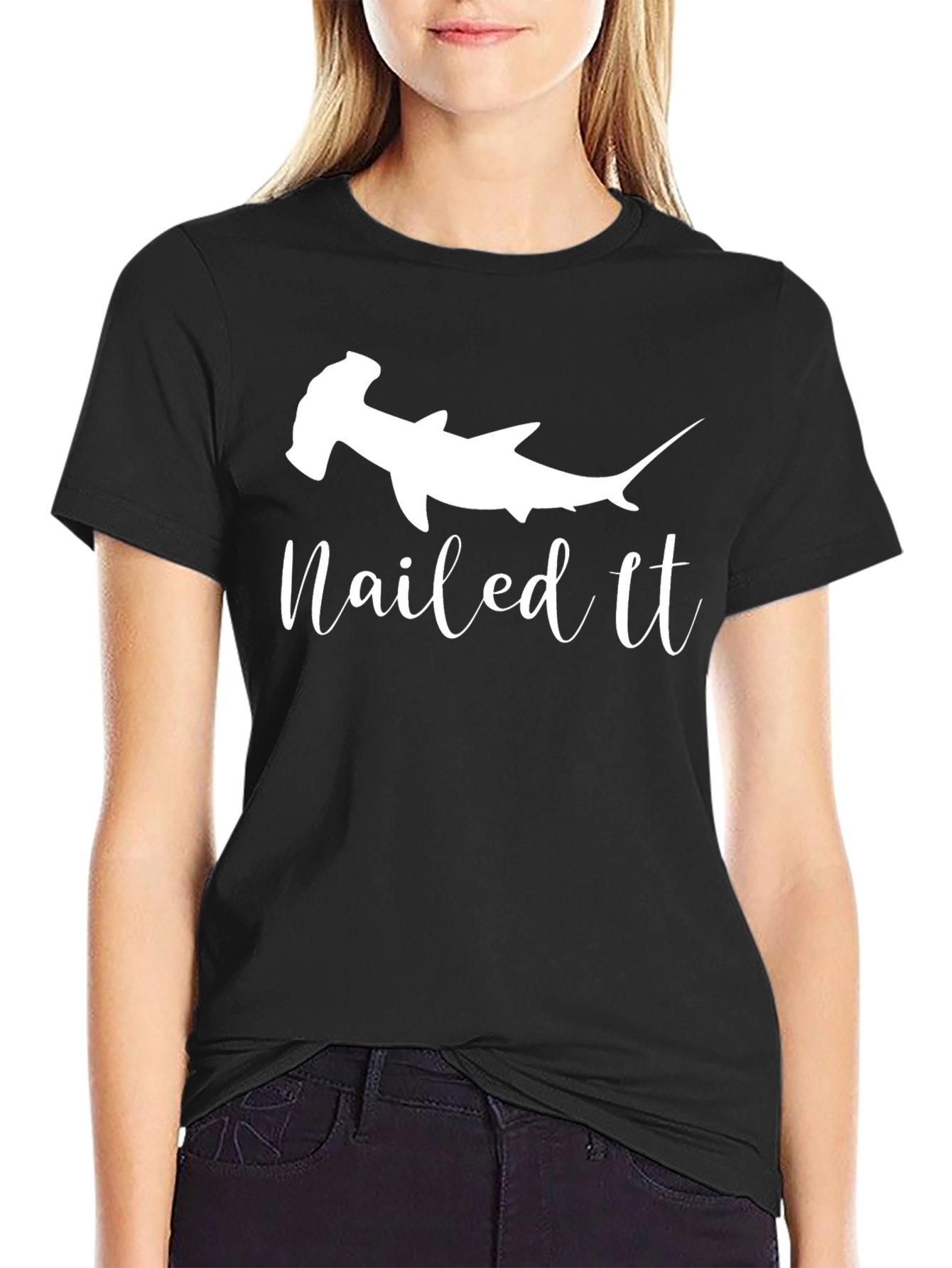 Hammerhead Shark Nailed It T-Shirt