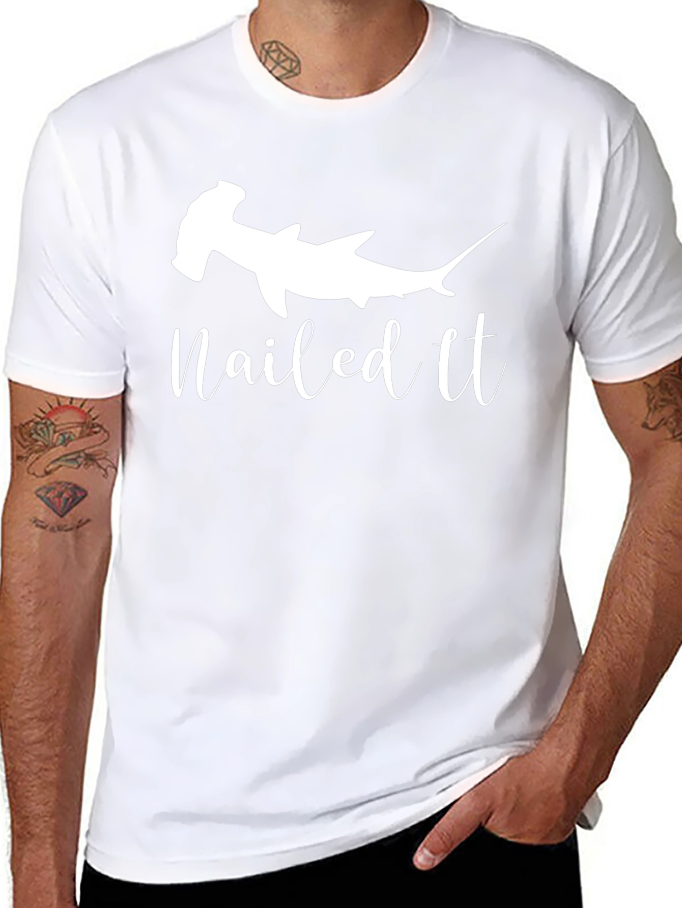Hammerhead Shark Nailed It T-Shirt