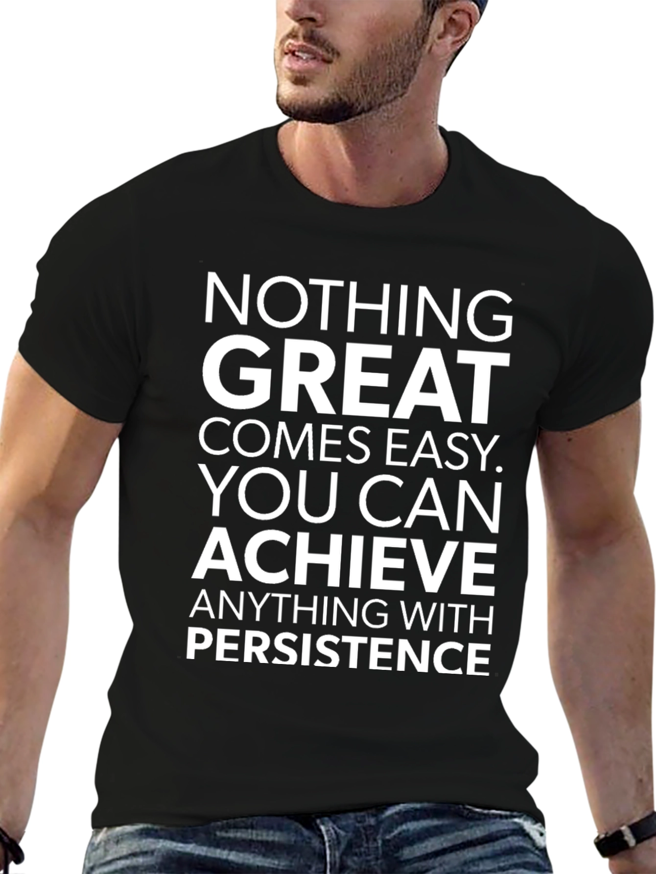 Motivational Graphic Tee - Persistence