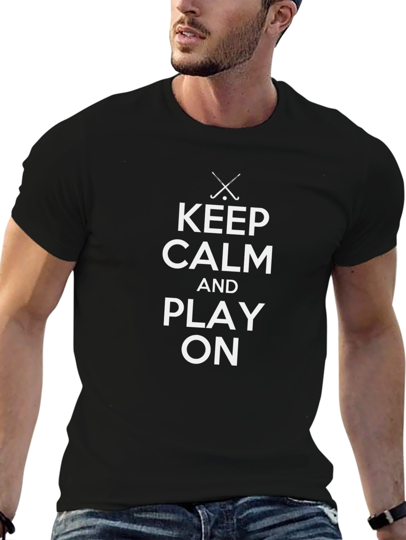 Keep Calm and Play Hockey T-Shirt