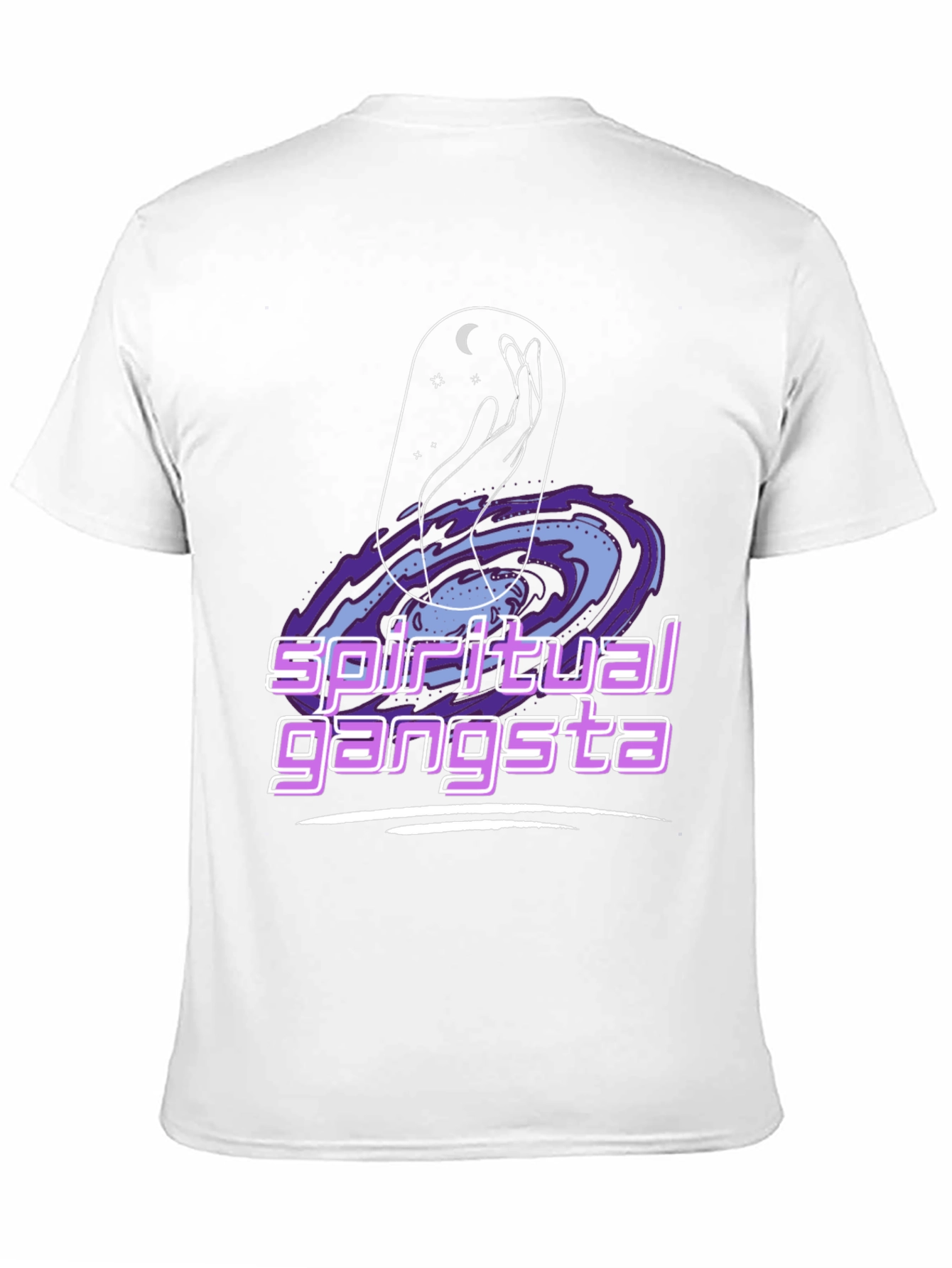 Spiritual Gangsta Graphic Tee - Cosmic Design