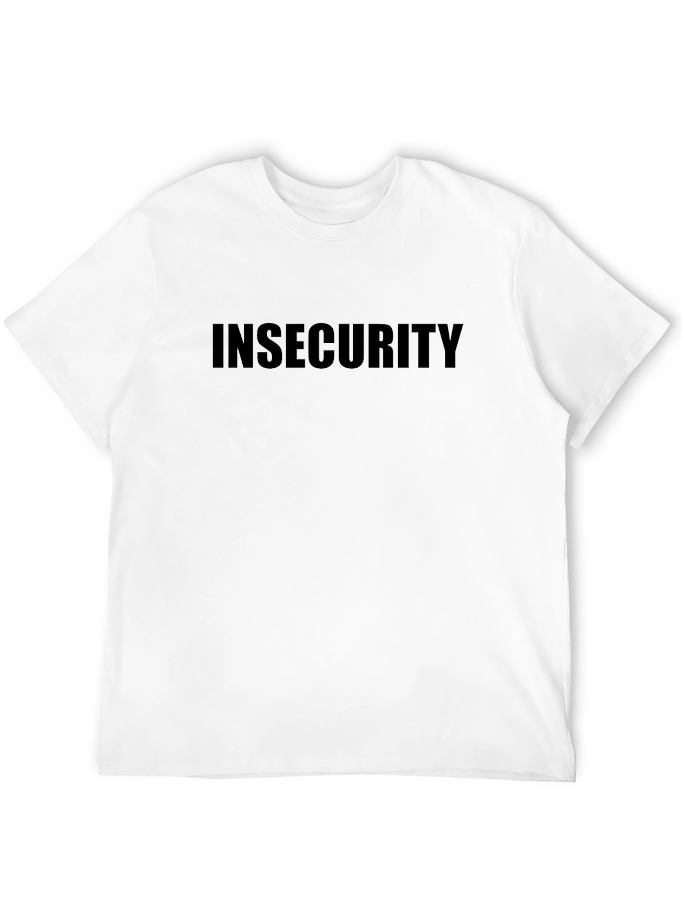 Insecurity Graphic Tee - Bold Statement T-Shirt